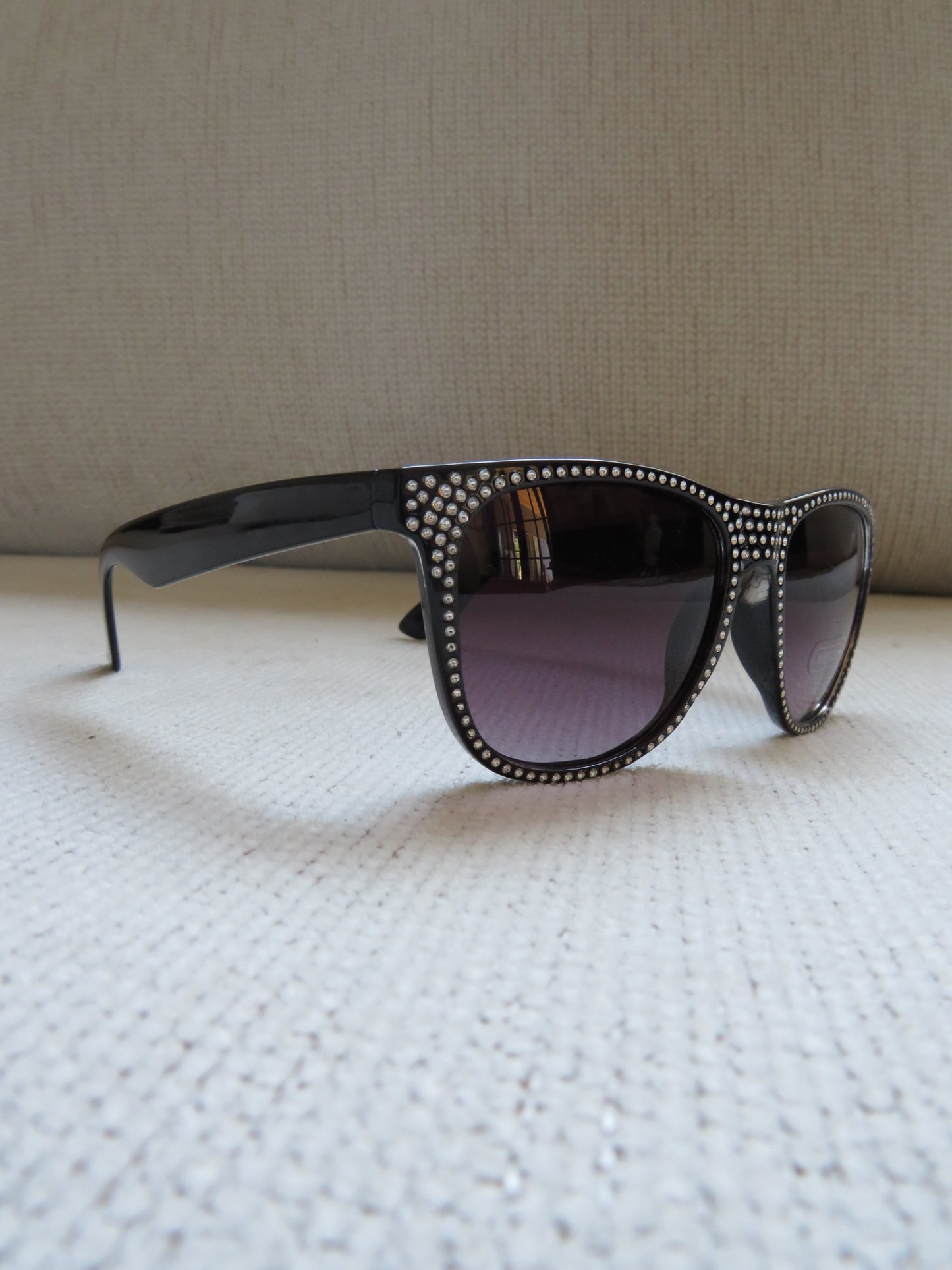 Rhinestone Black sunglasses