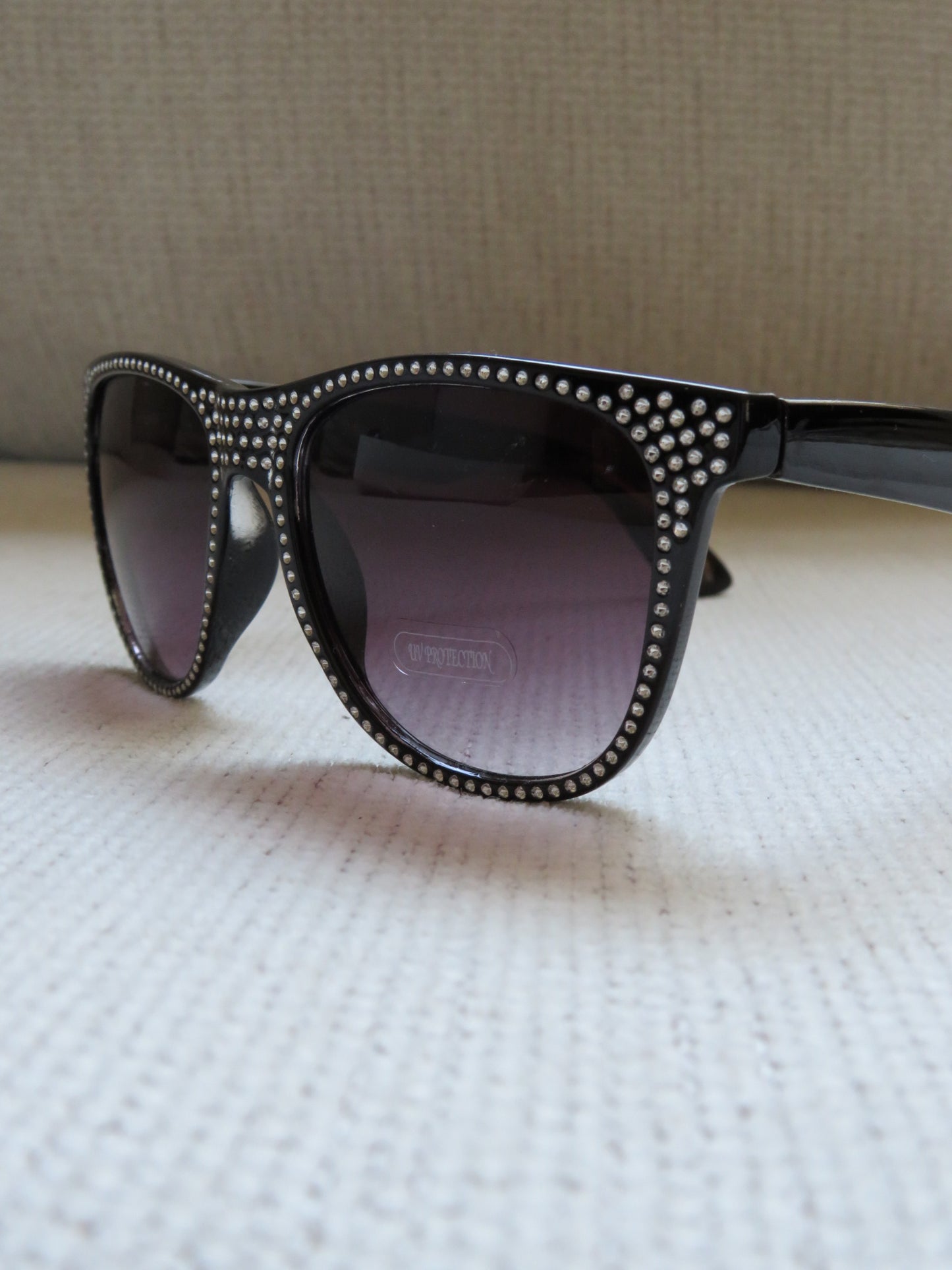 Rhinestone Black sunglasses