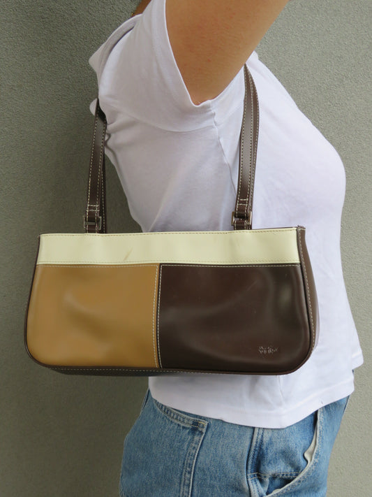 Multitone Brown Shoulder Bag