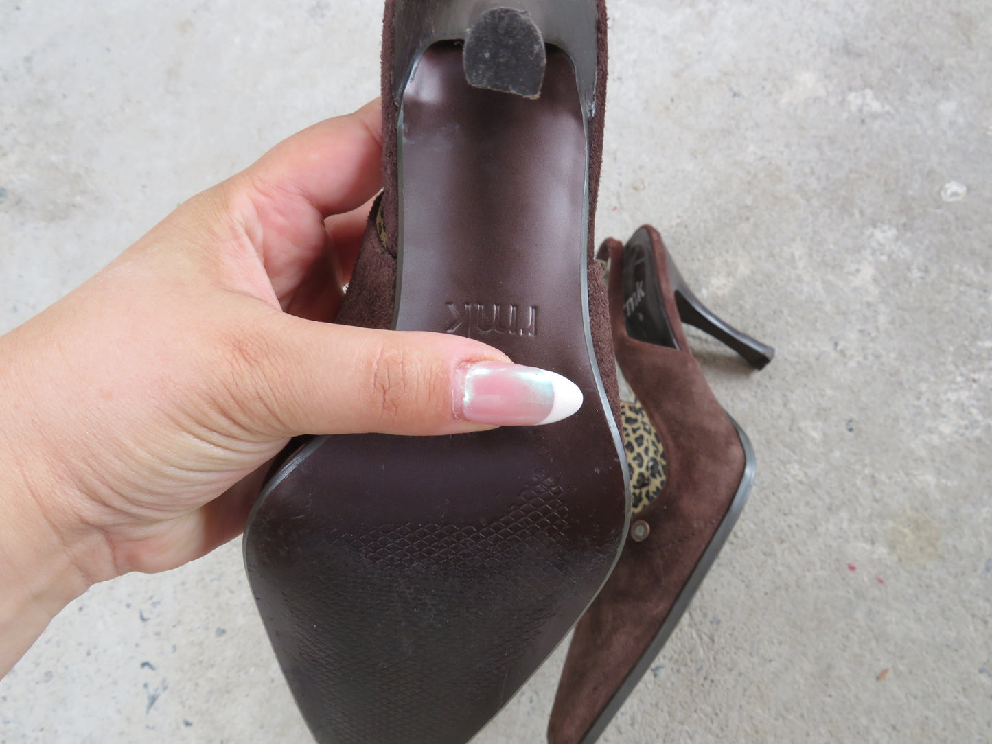 Suede Brown Heels