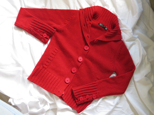 Red Knitted Sweater