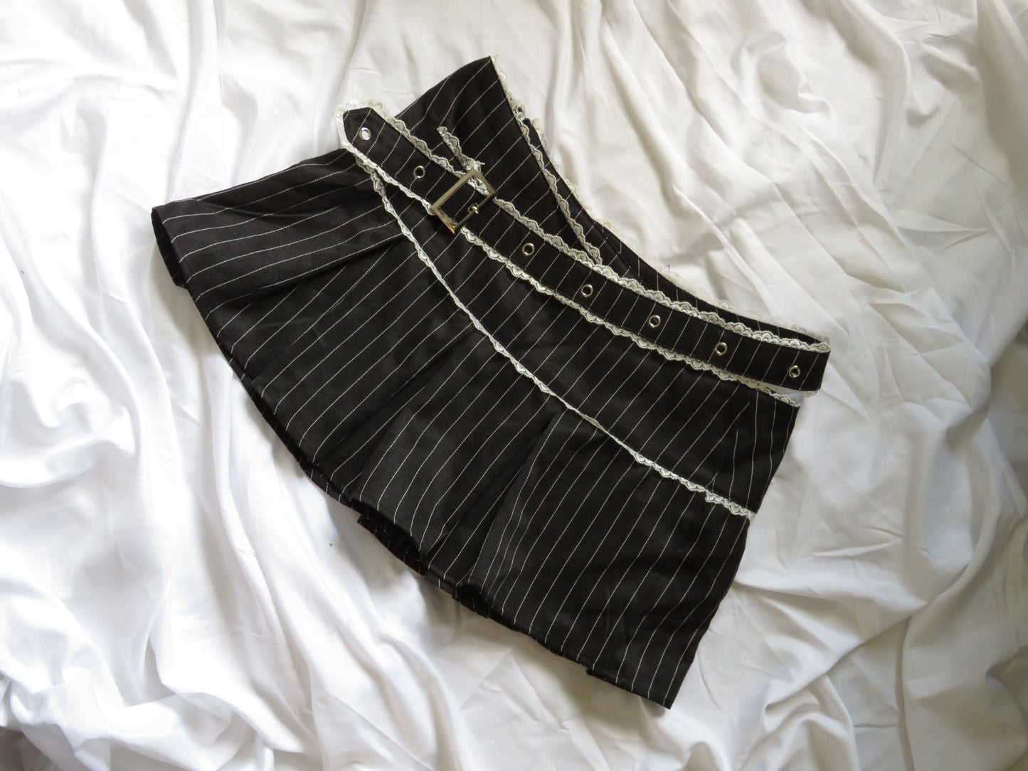 Pleated Mini Skirt