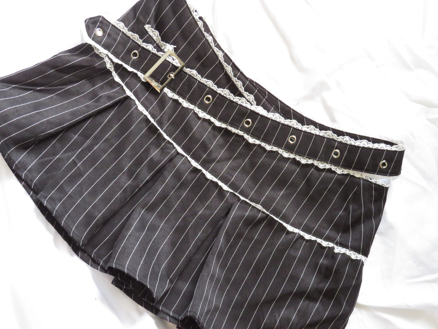 Pleated Mini Skirt