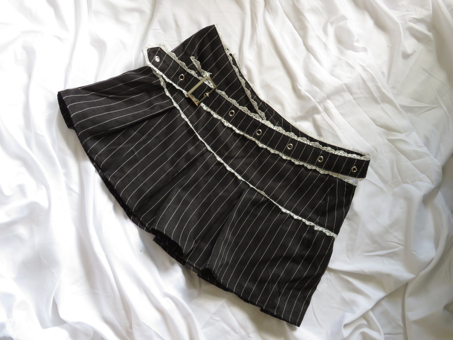 Pleated Mini Skirt