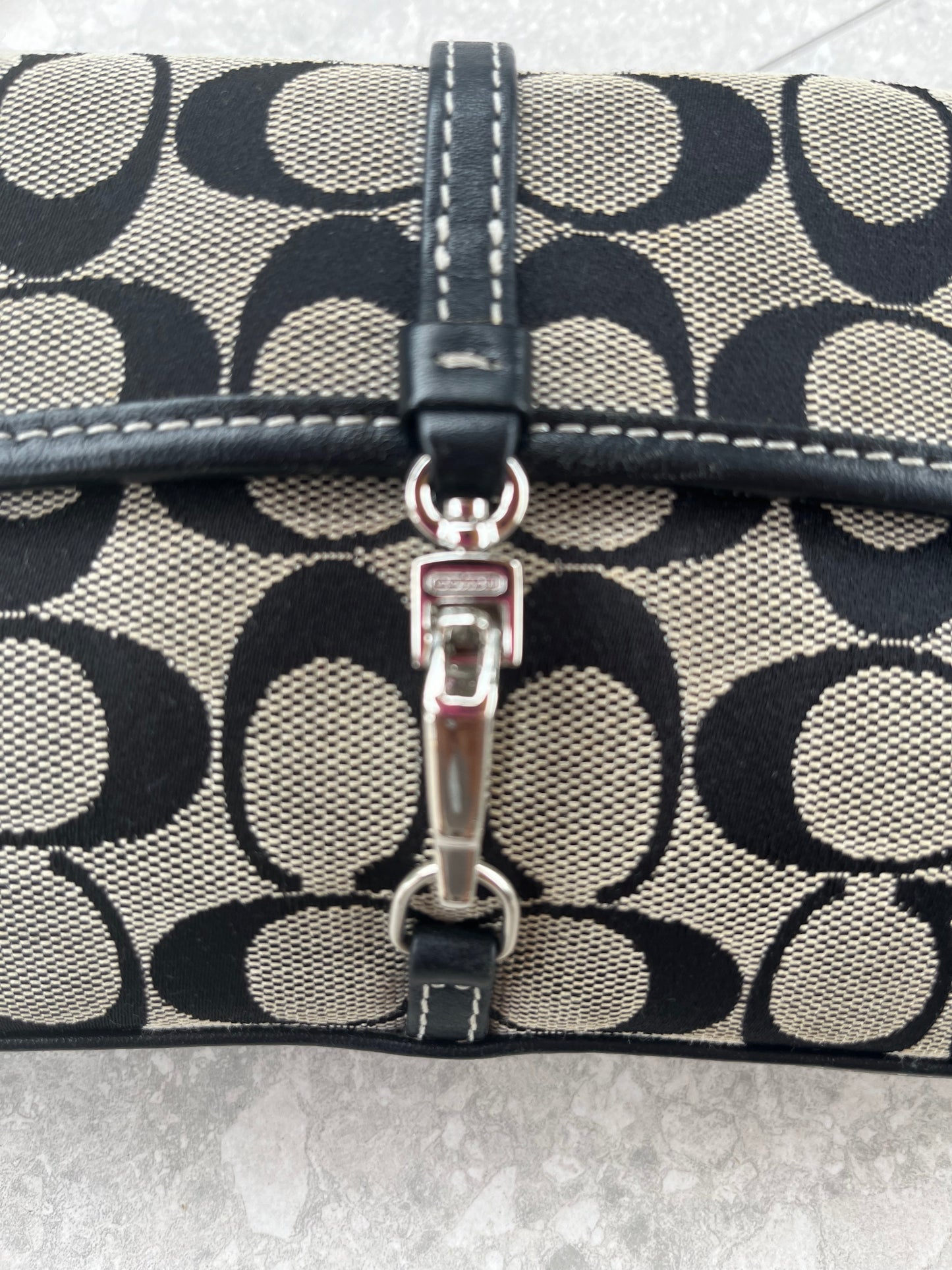 Vintage Monogram Coach Demi Bag