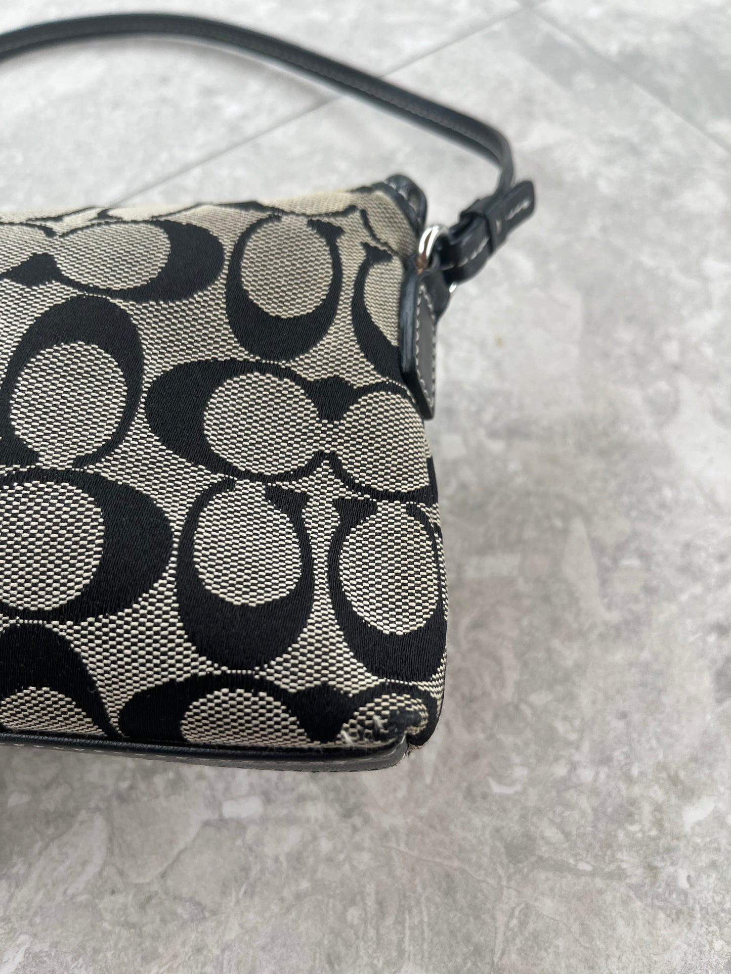 Vintage Monogram Coach Demi Bag