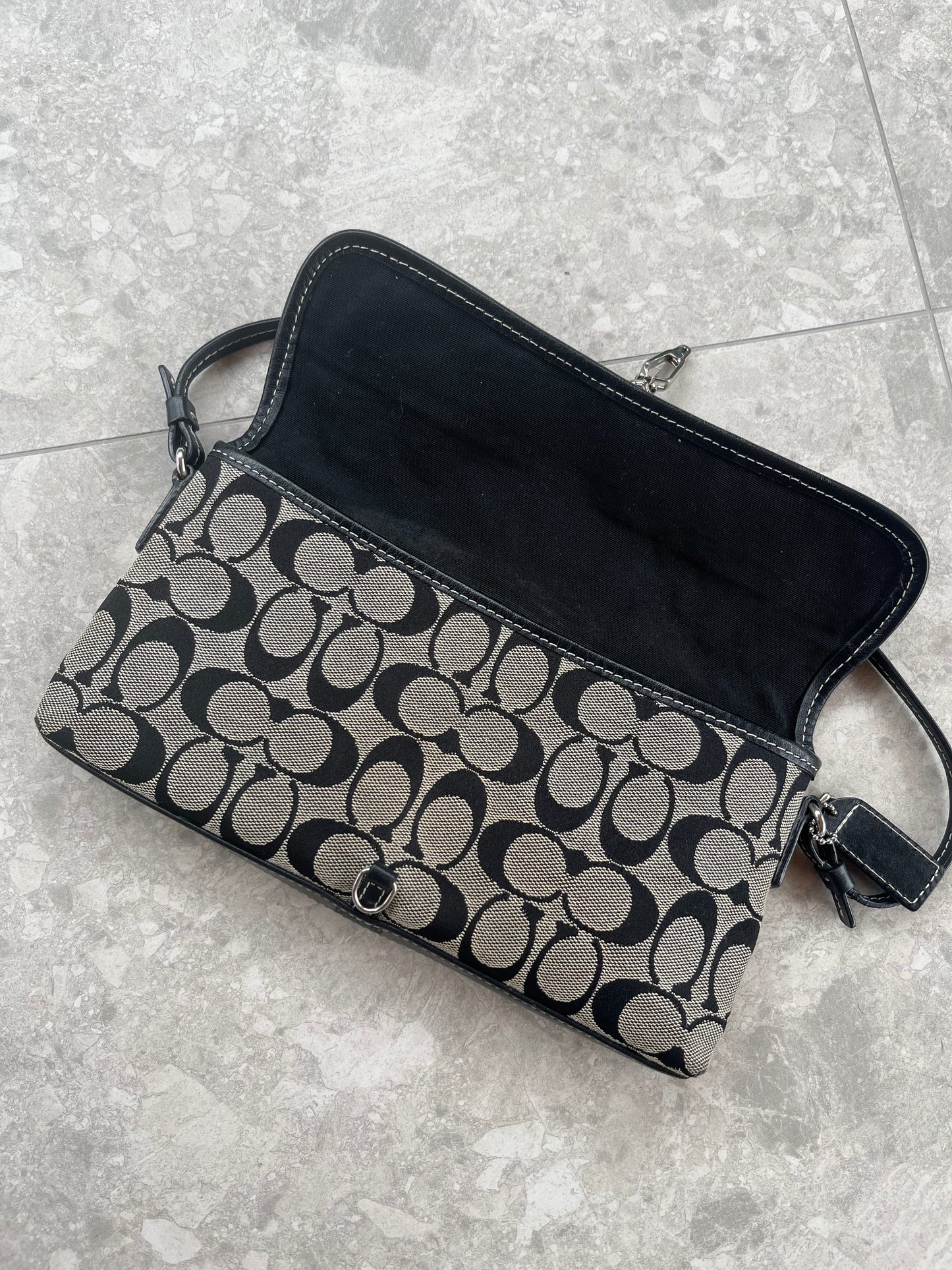 Vintage Monogram Coach Demi Bag