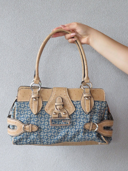 Monogram Guess Denim Bag