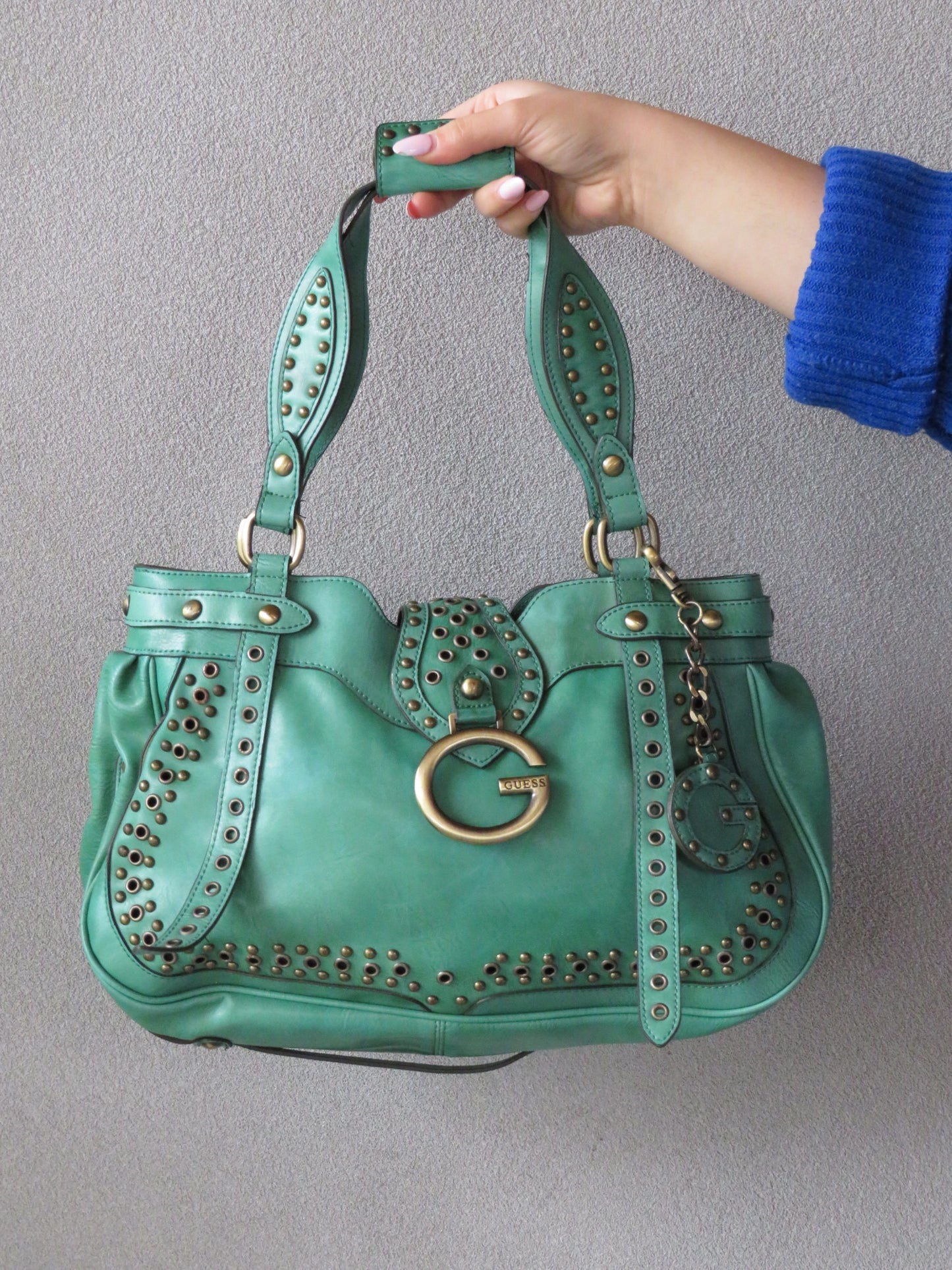 Turquoise Guess Bag