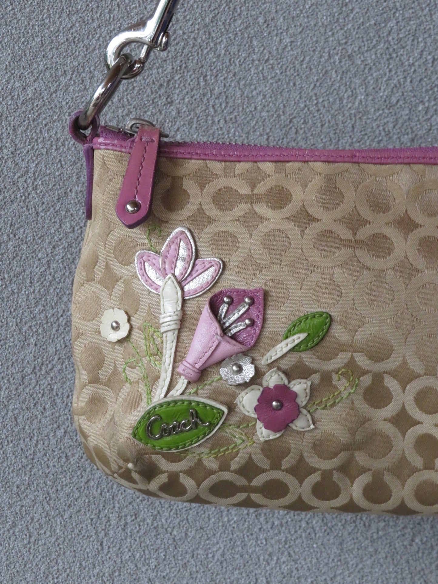 RARE Coach Embroidered Bag