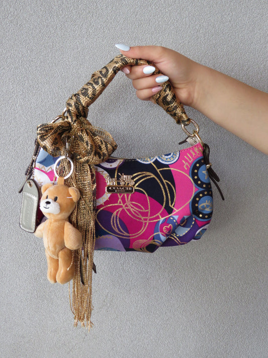 RARE Coach Poppy Graffiti Bag