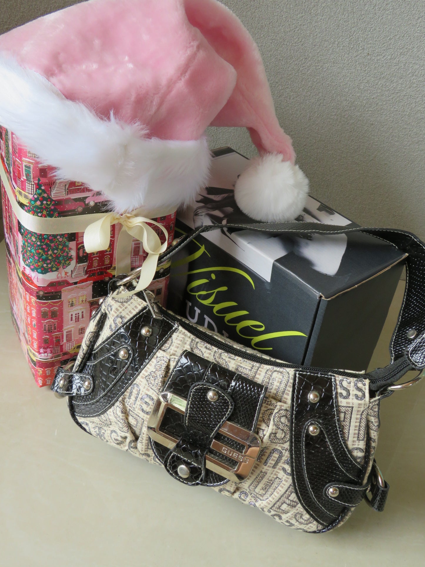 Vintage Guess Sparkly Monogram Bag