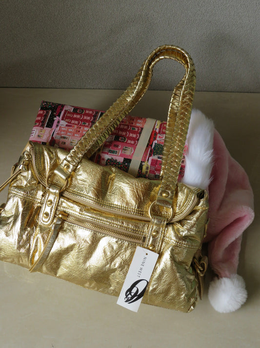 Metallic Gold Nine West Bag