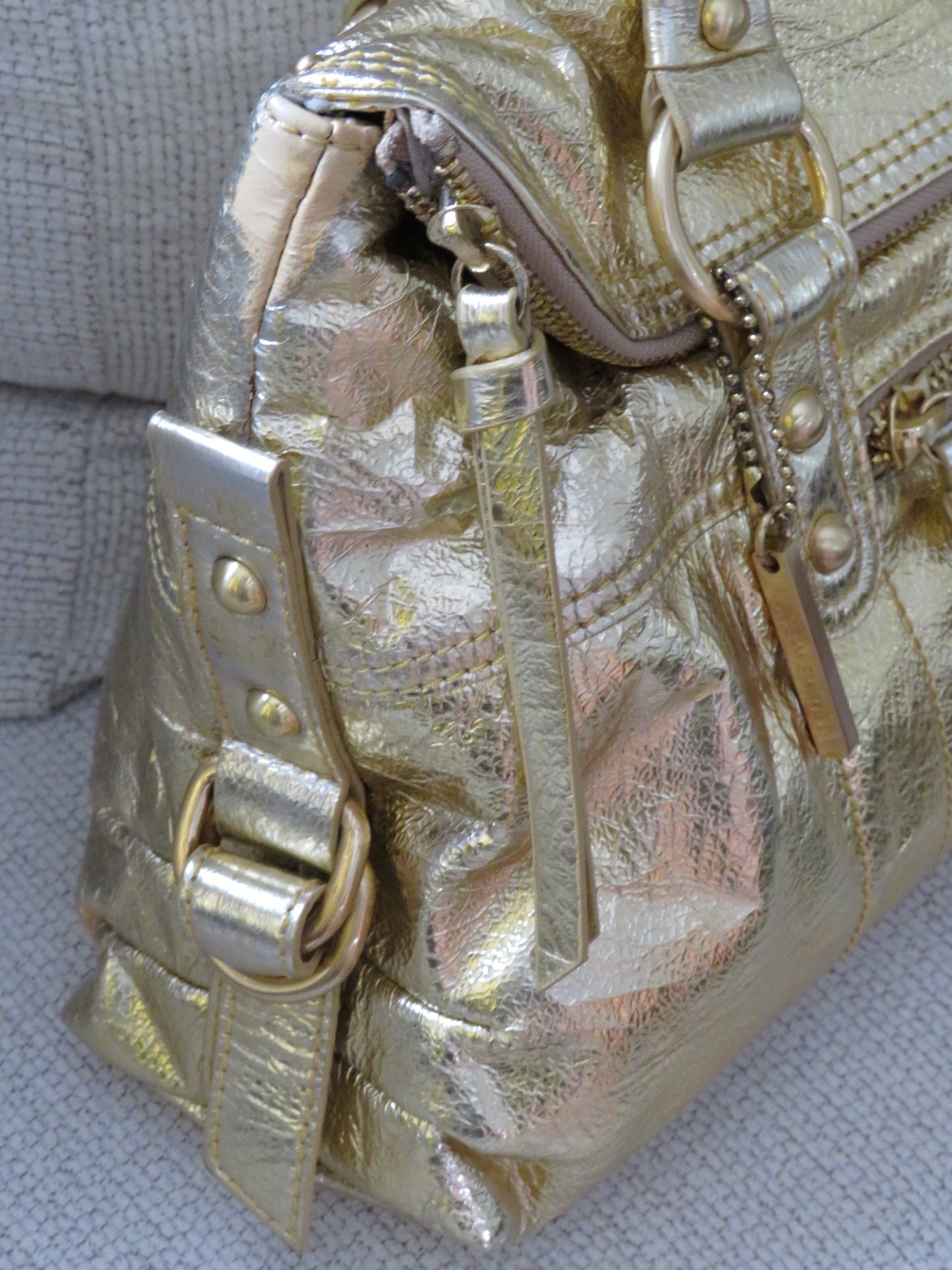Metallic Gold Nine West Bag