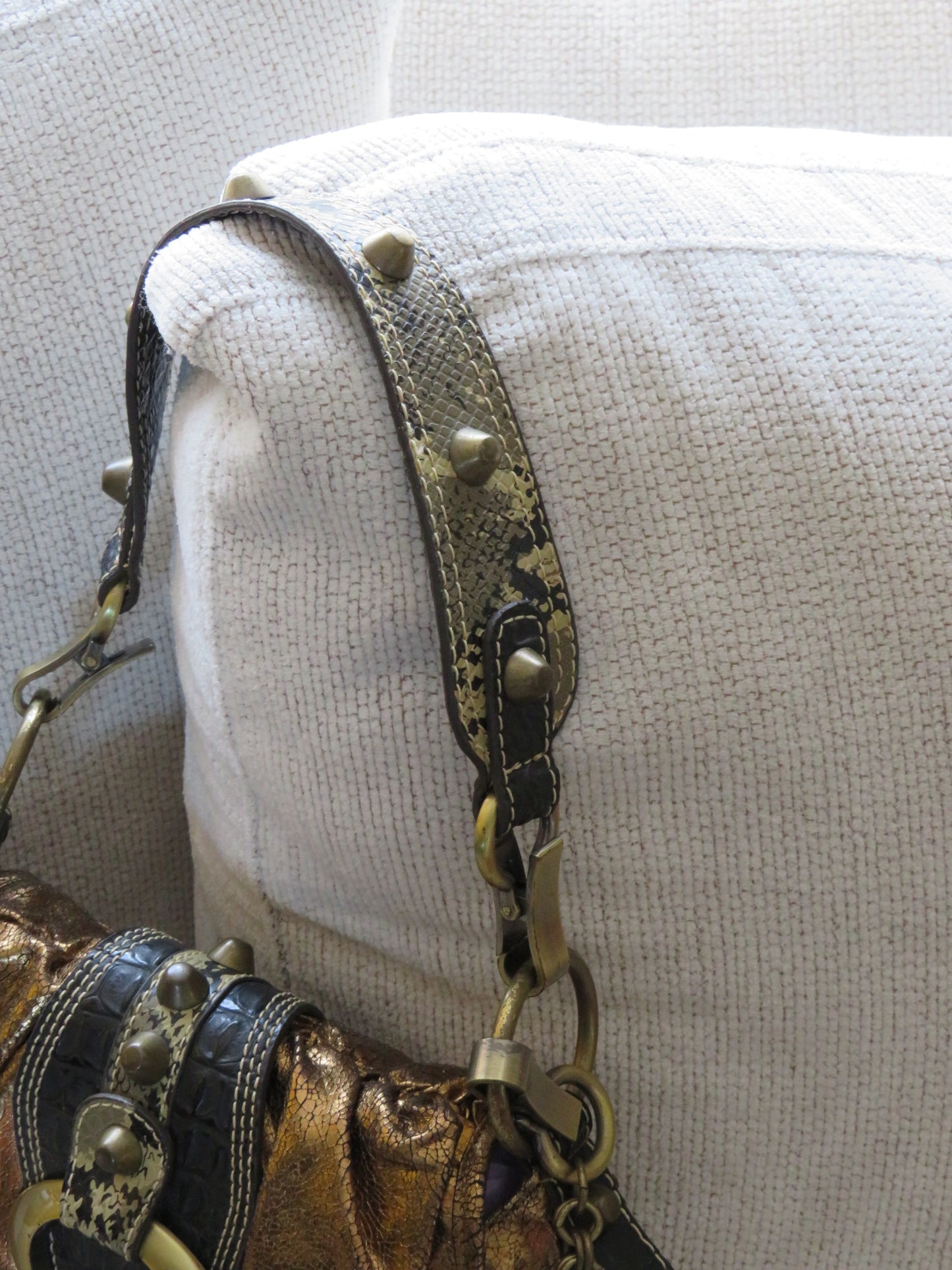 Bronze Guess Shoulder Bag