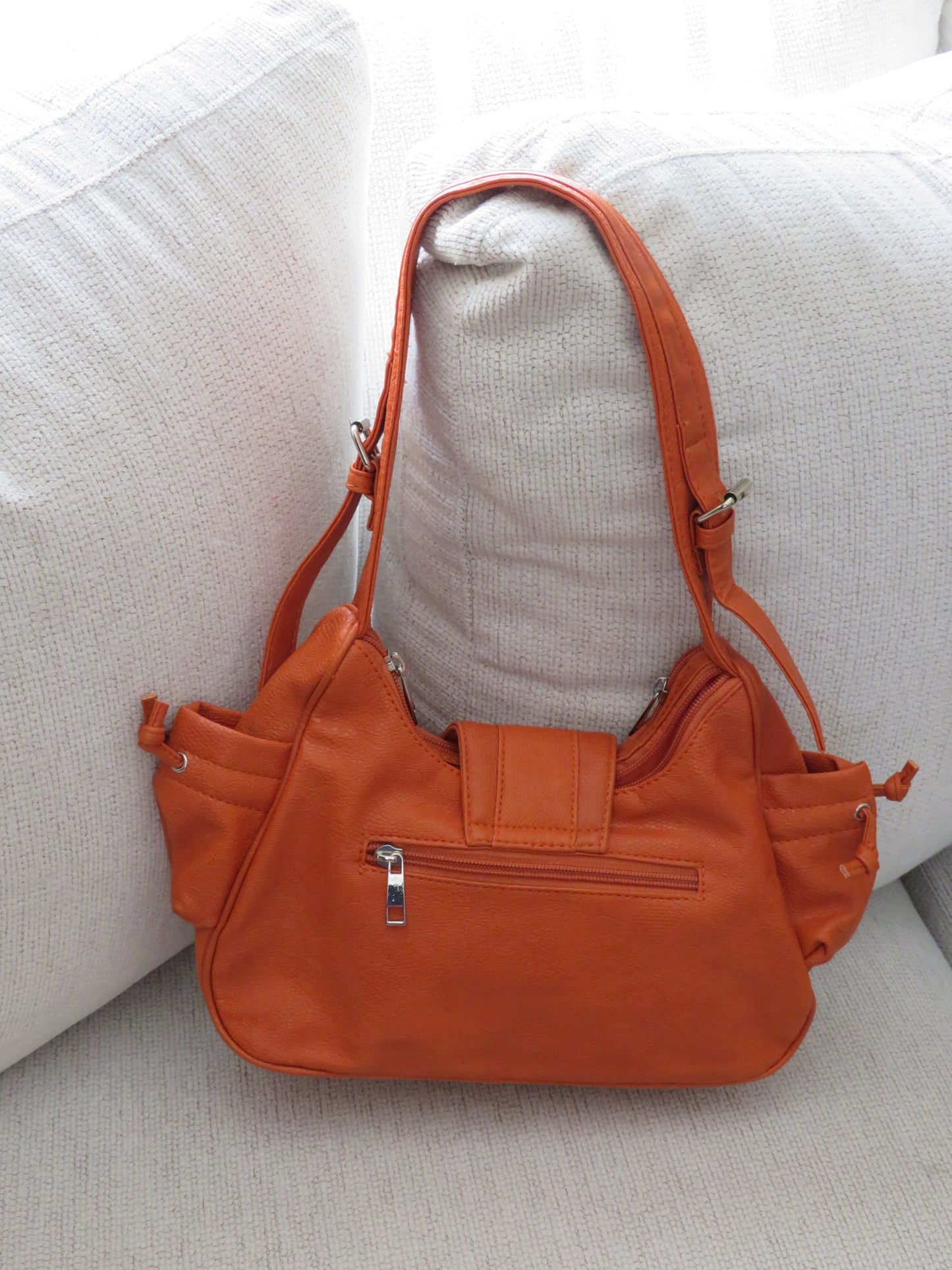 Orange Embellished G bag