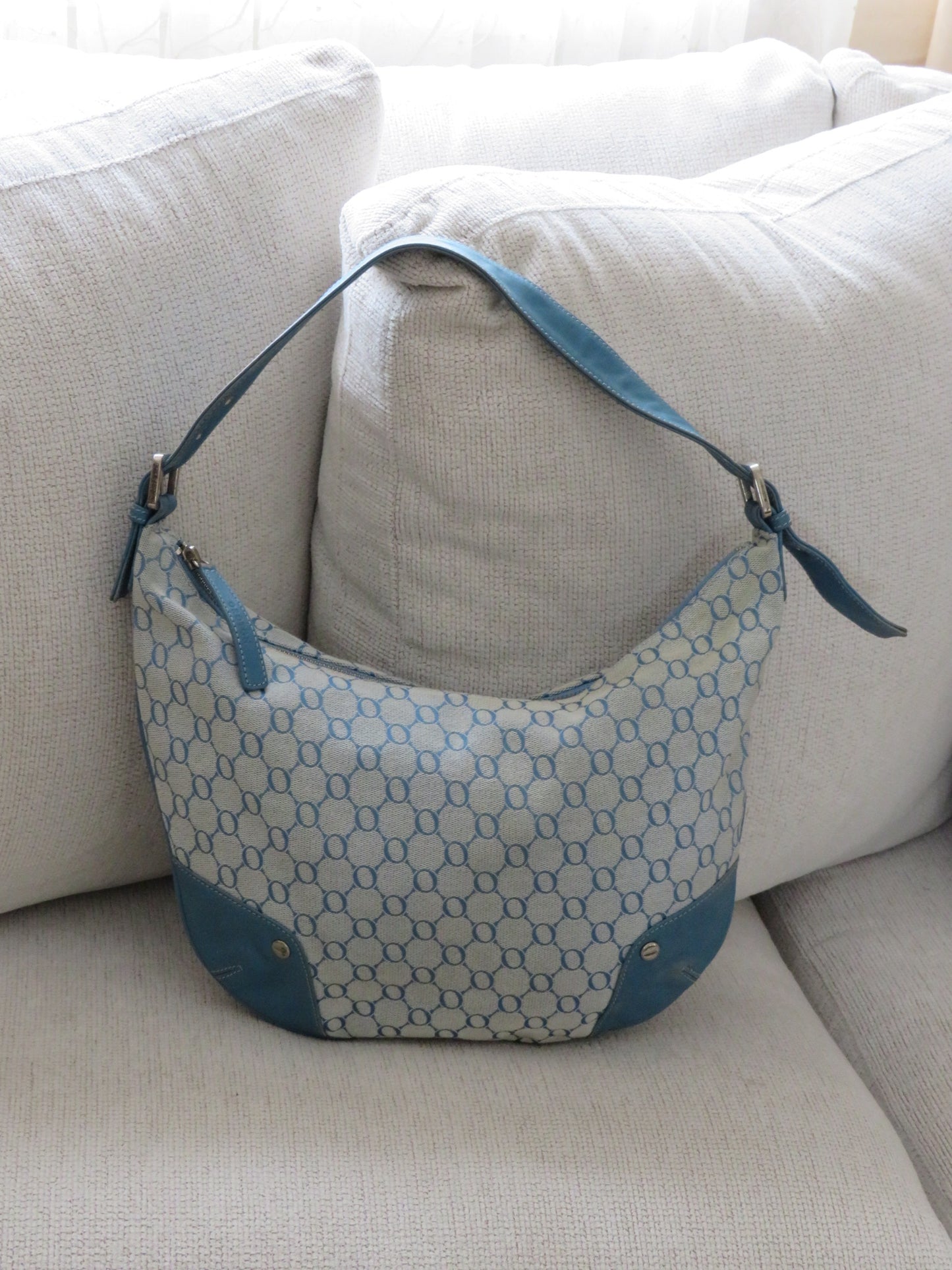 Monogram Blue Oroton Bag