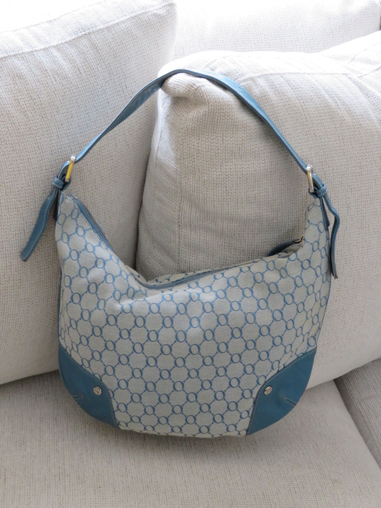 Monogram Blue Oroton Bag