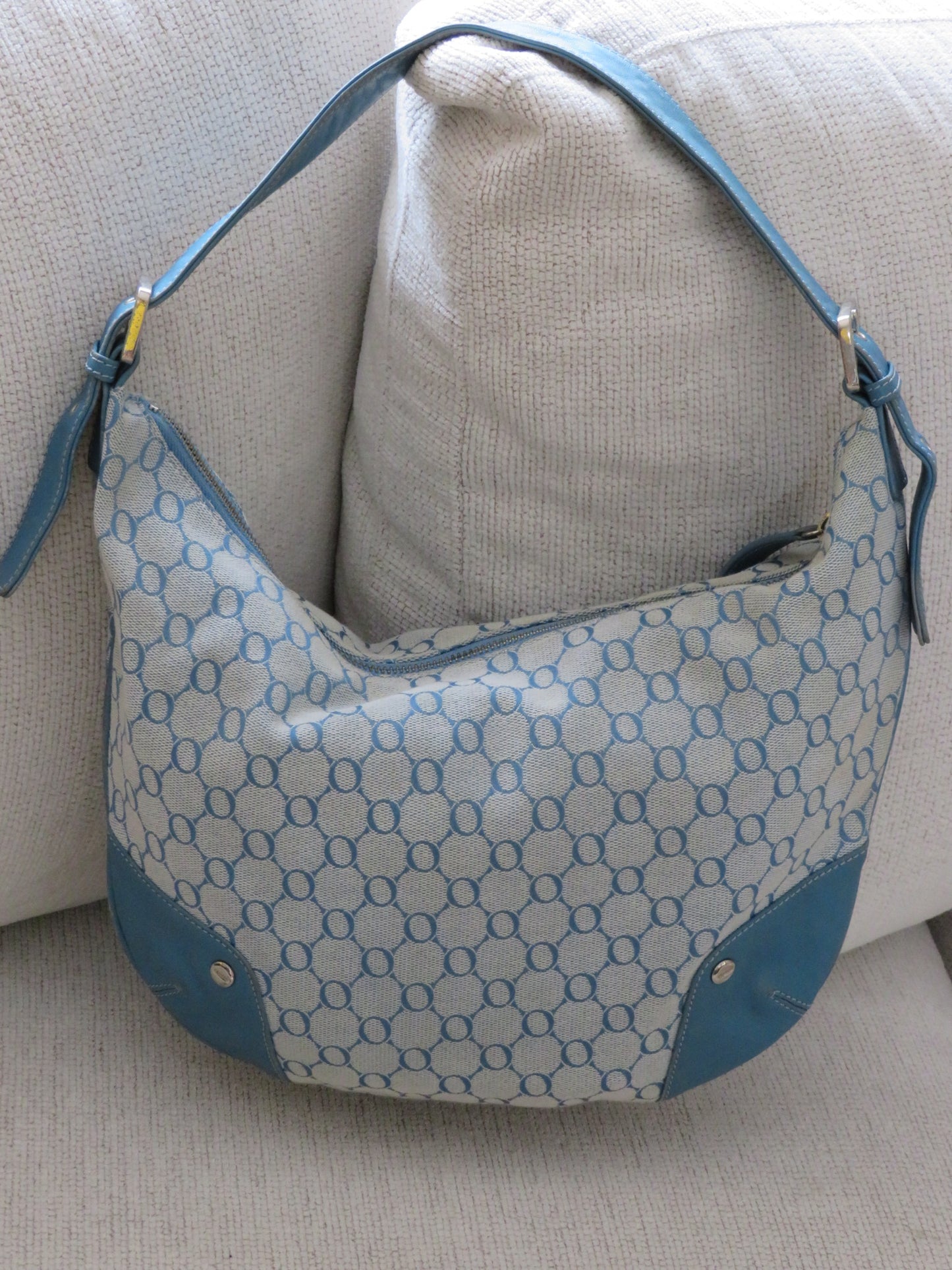 Monogram Blue Oroton Bag