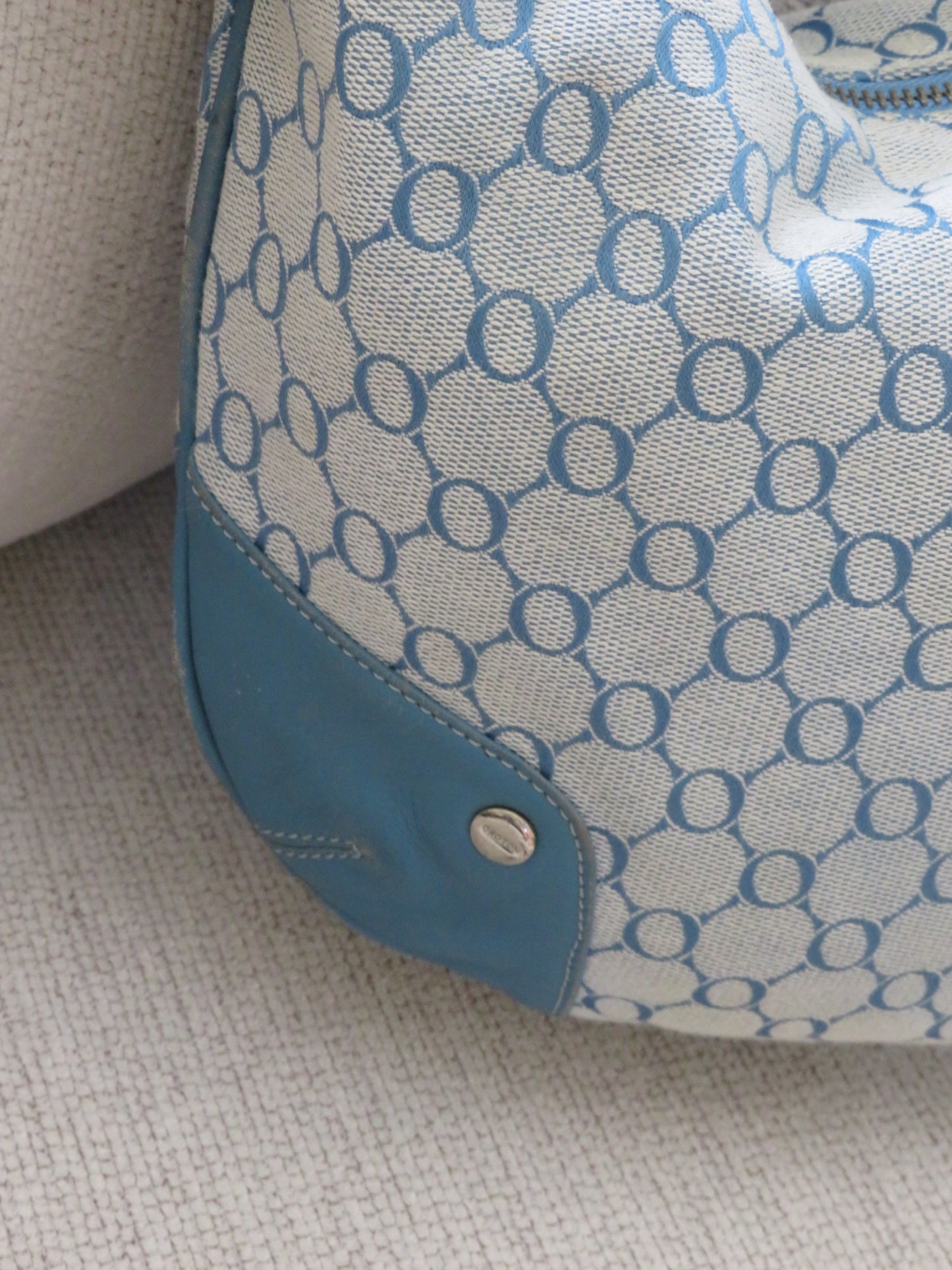 Monogram Blue Oroton Bag