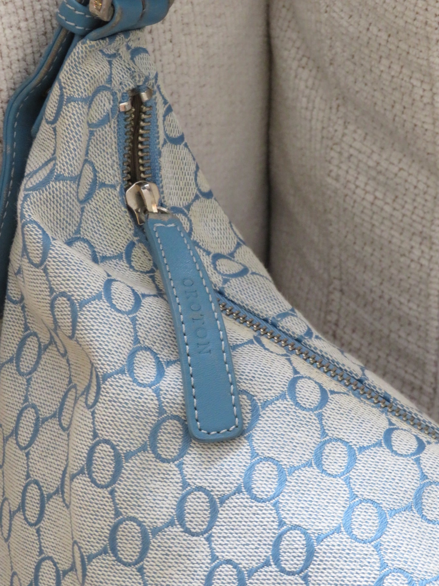 Monogram Blue Oroton Bag
