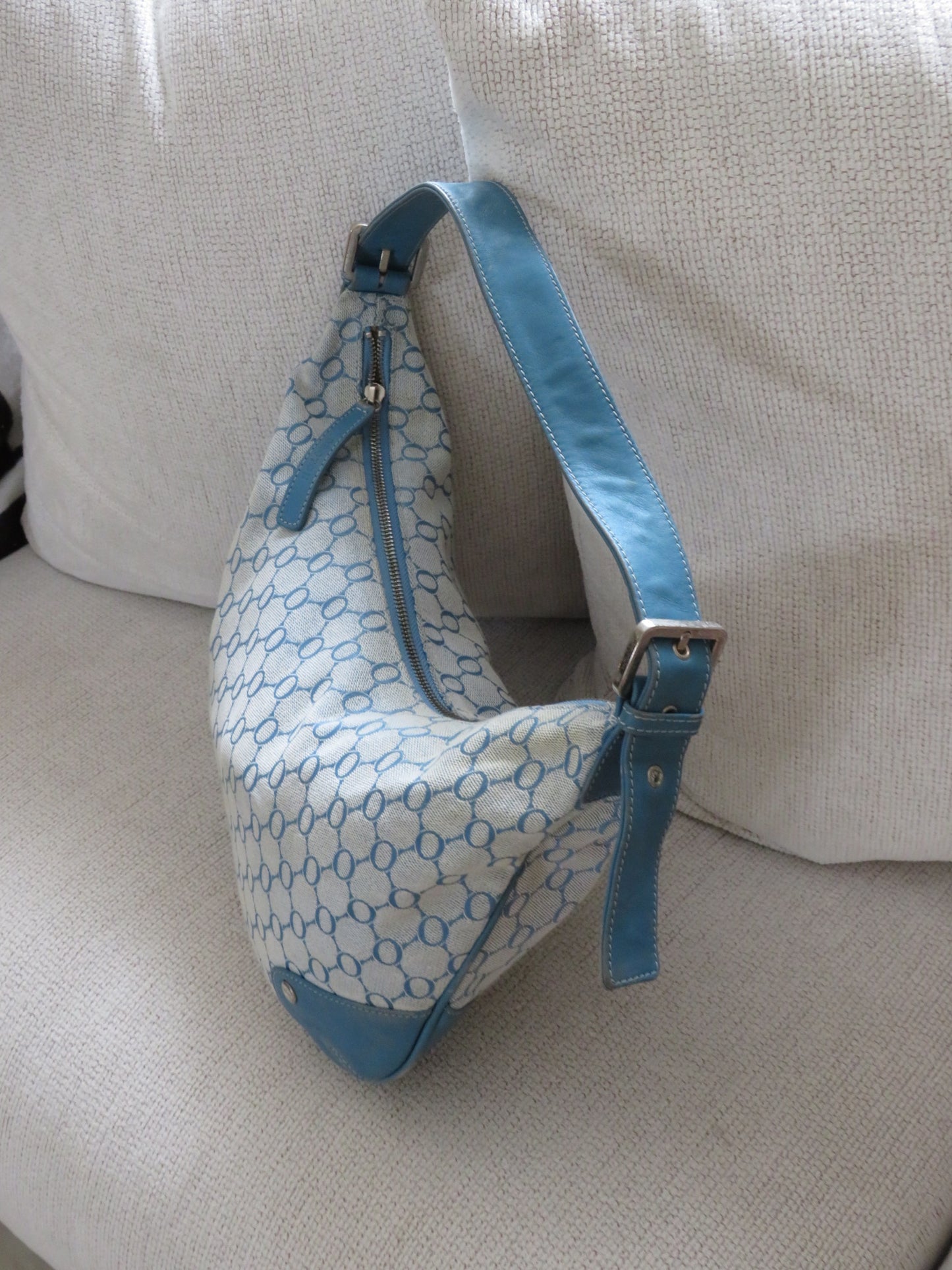 Monogram Blue Oroton Bag