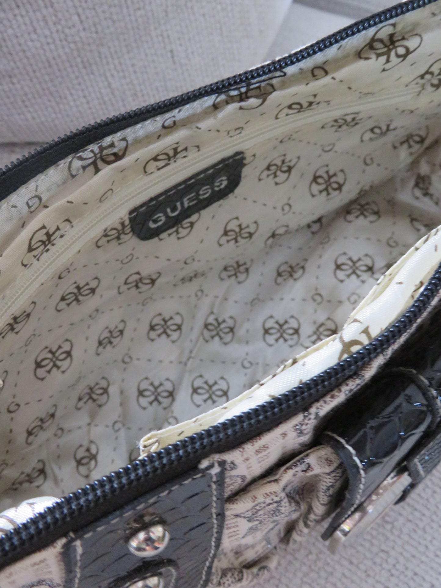 Vintage Guess Sparkly Monogram Bag