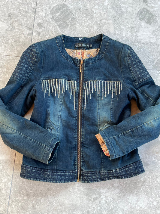 Denim Embroidered Jacket
