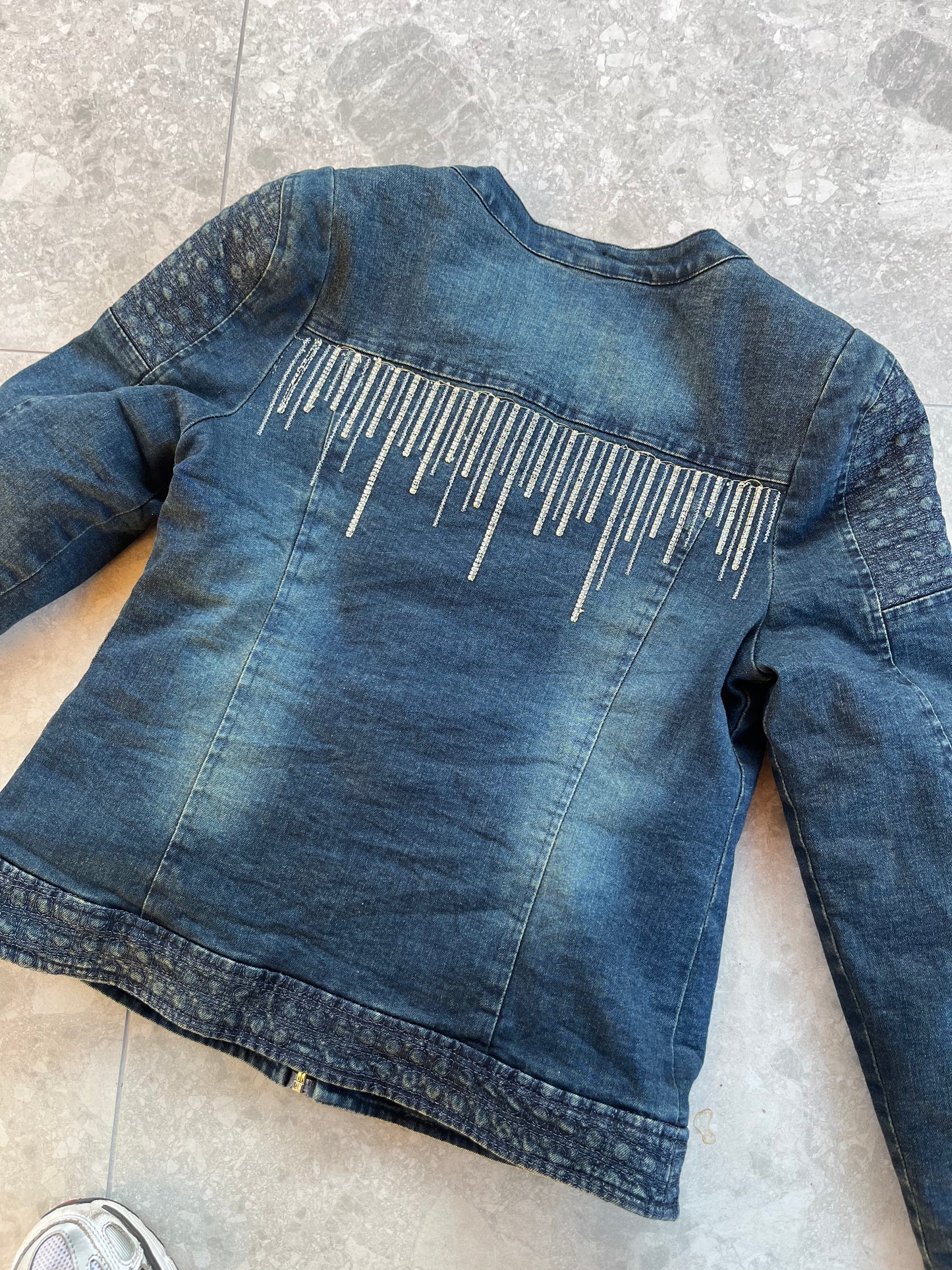 Denim Embroidered Jacket