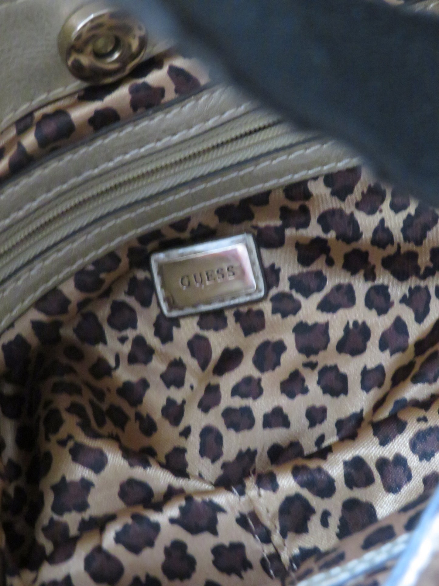 Vintage Guess Monogram Chain Bag