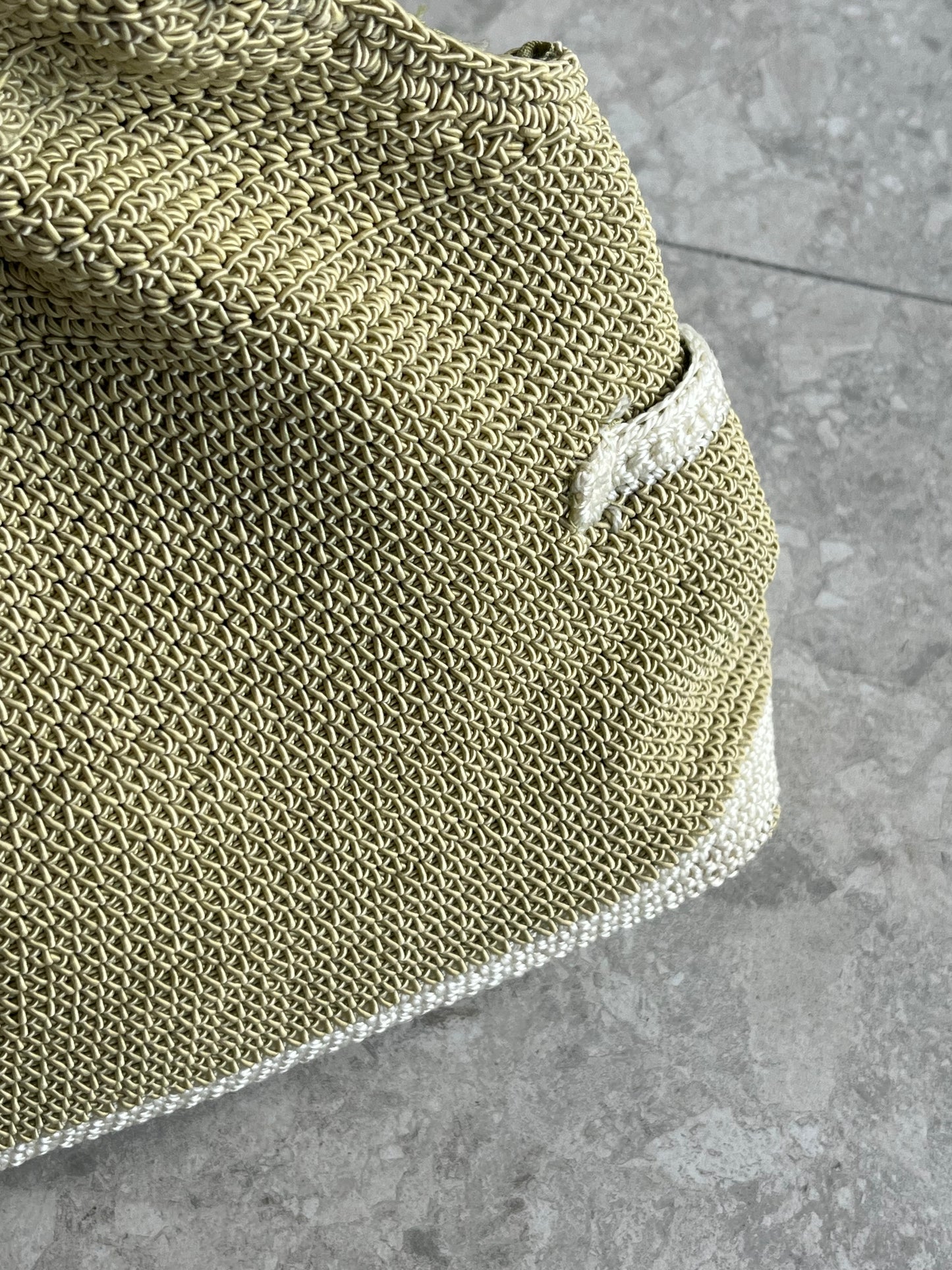 Bamboo Green Knitted Bag