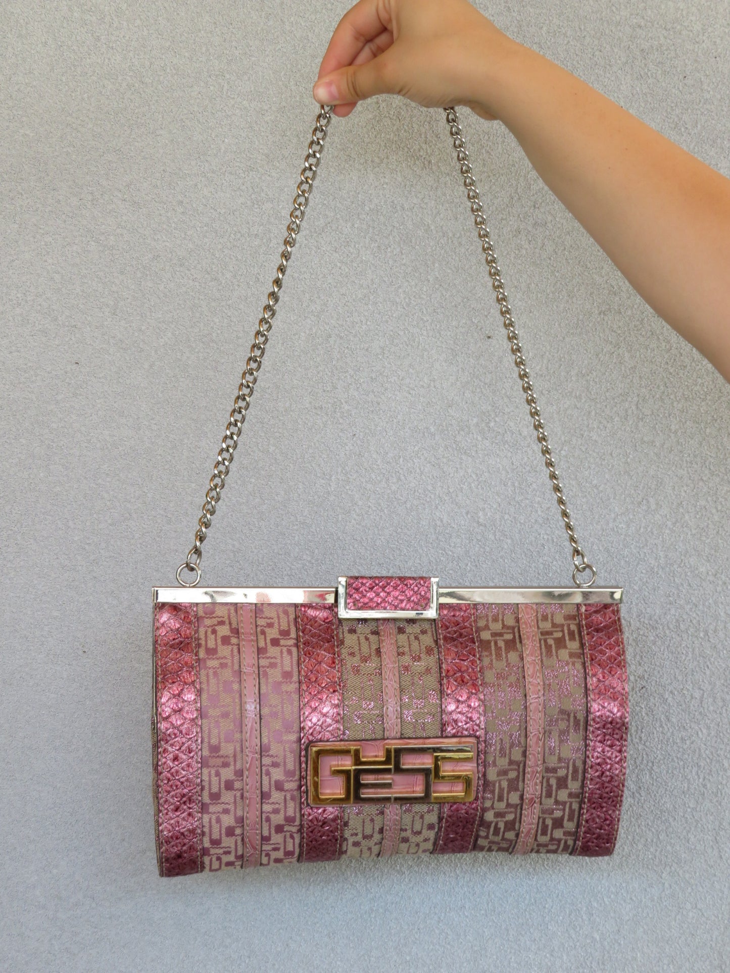 Vintage Guess Metallic Bag