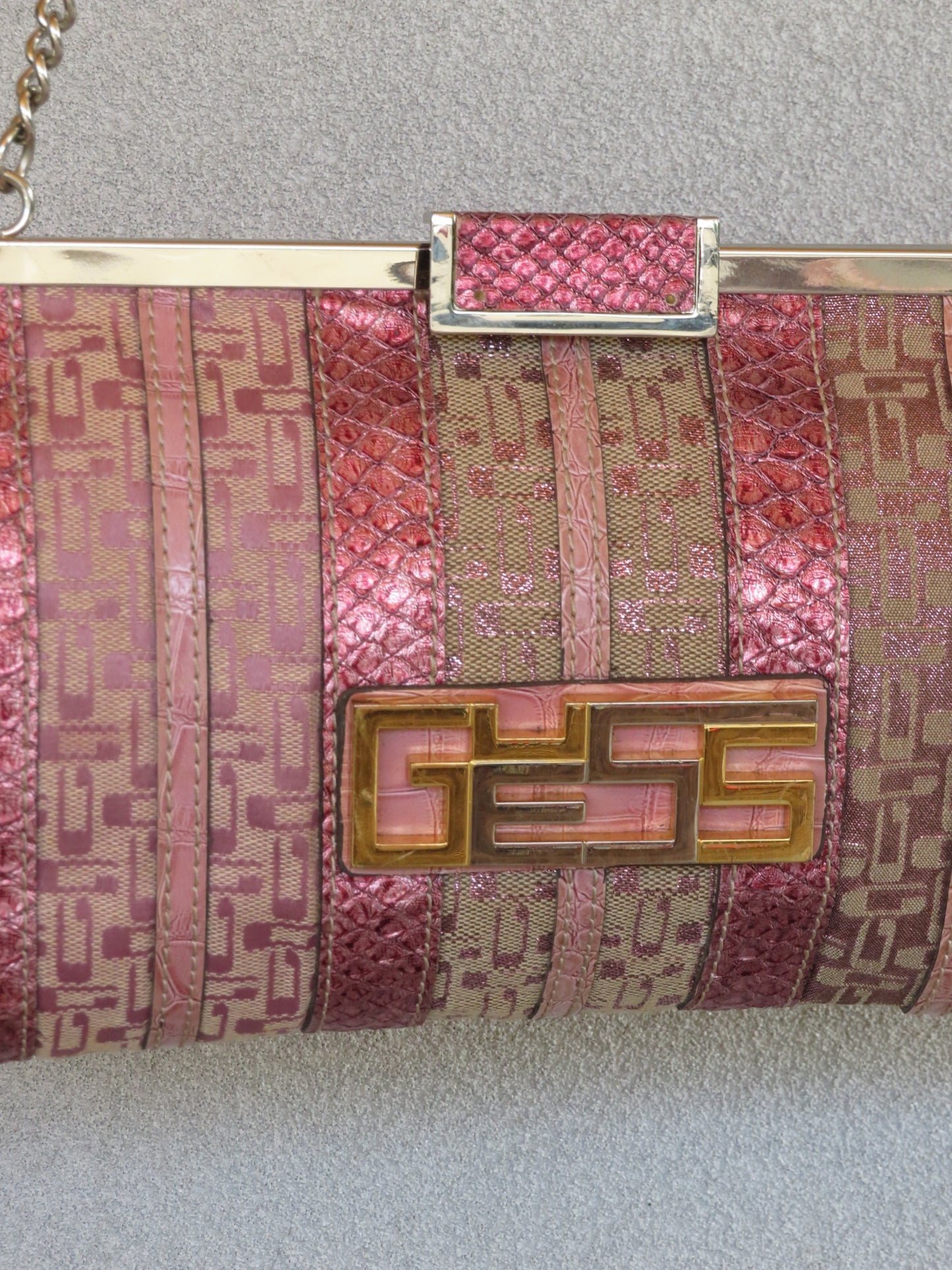 Vintage Guess Metallic Bag