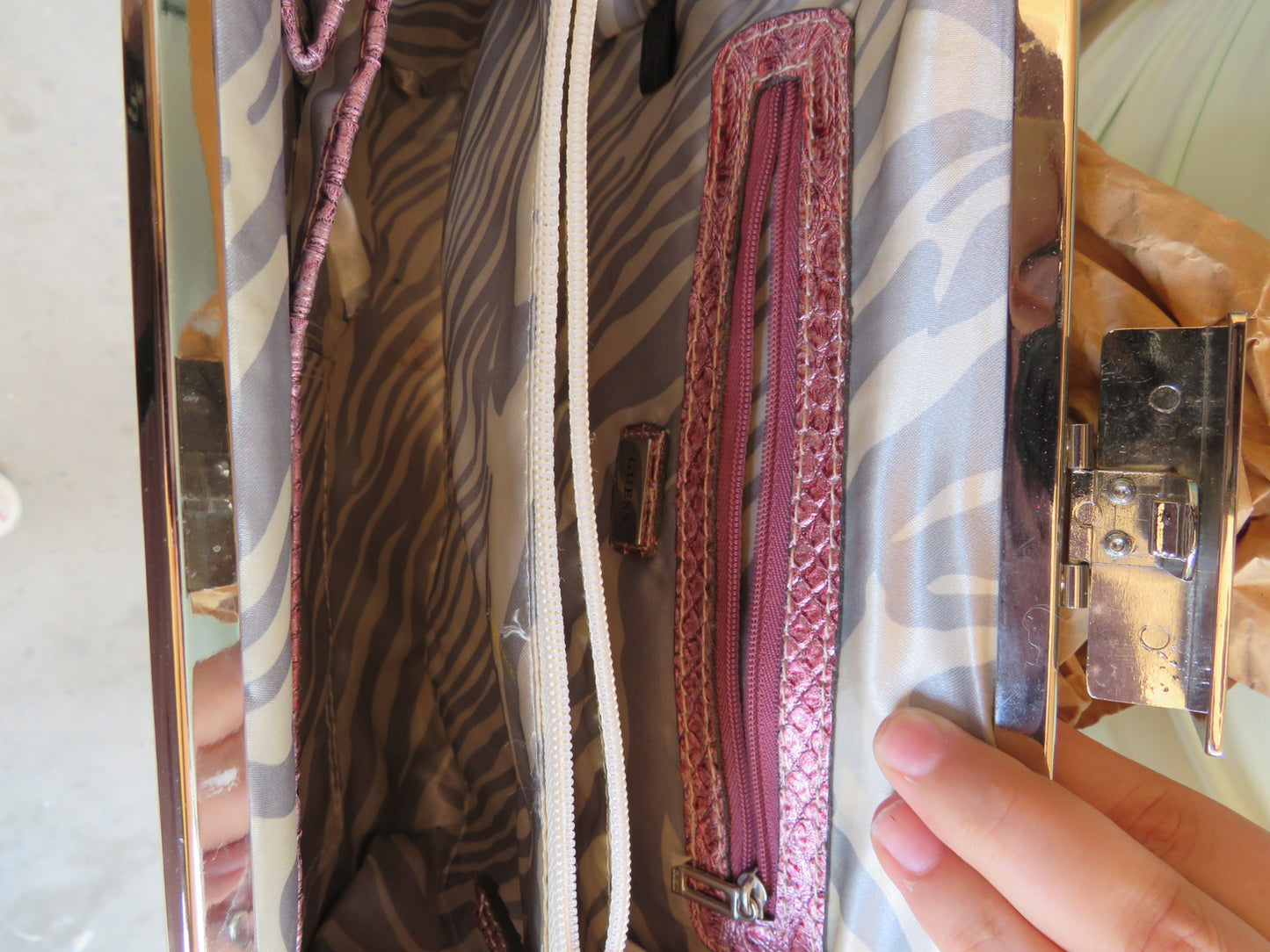 Vintage Guess Metallic Bag