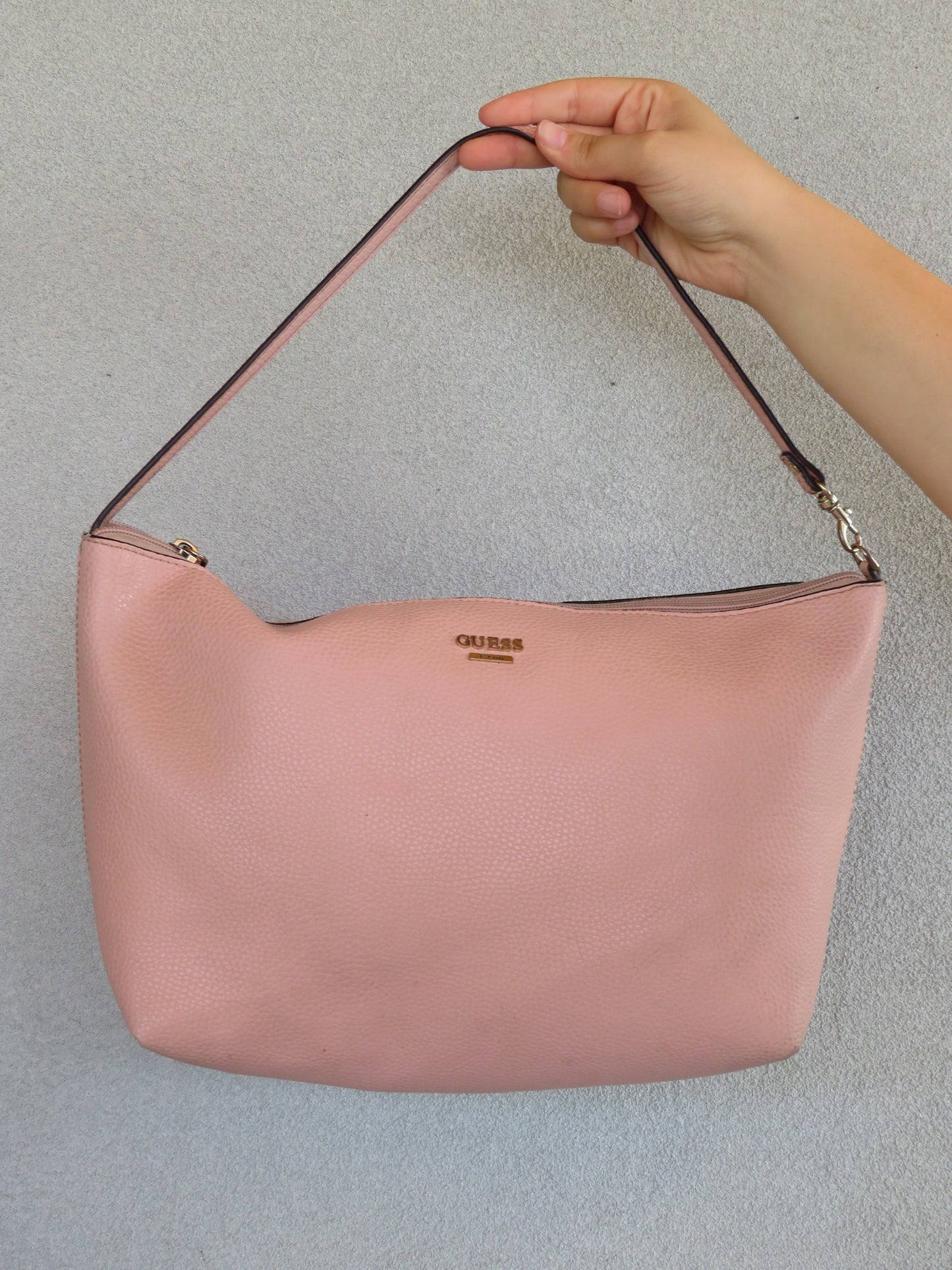 Guess Pink Pebble Bag