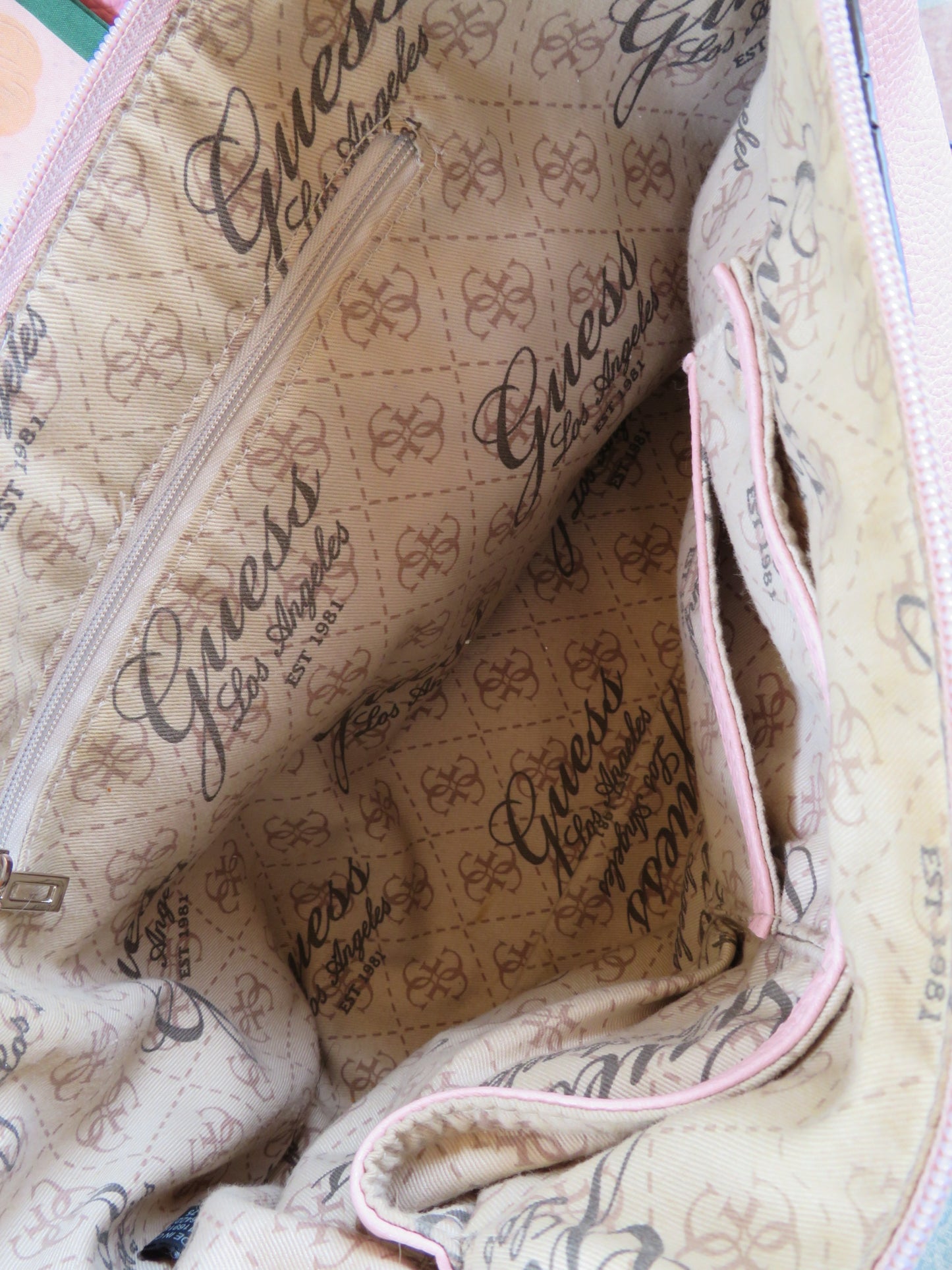 Guess Pink Pebble Bag