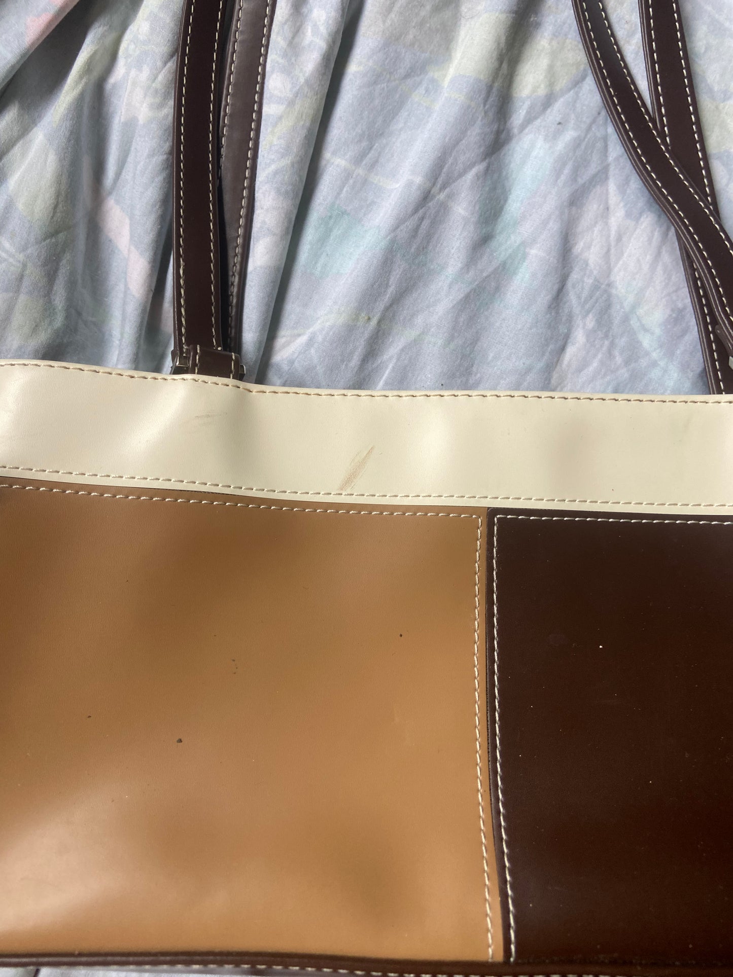 Multitone Brown Shoulder Bag