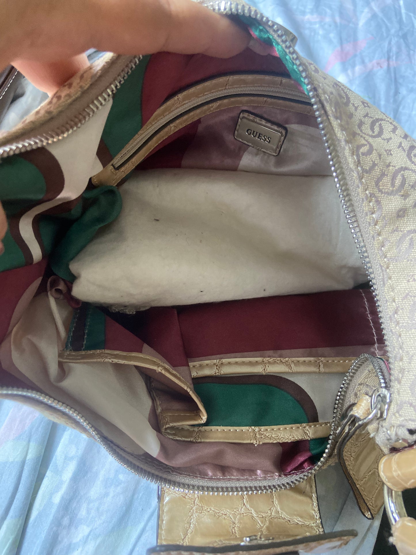 Beige Guess Bag