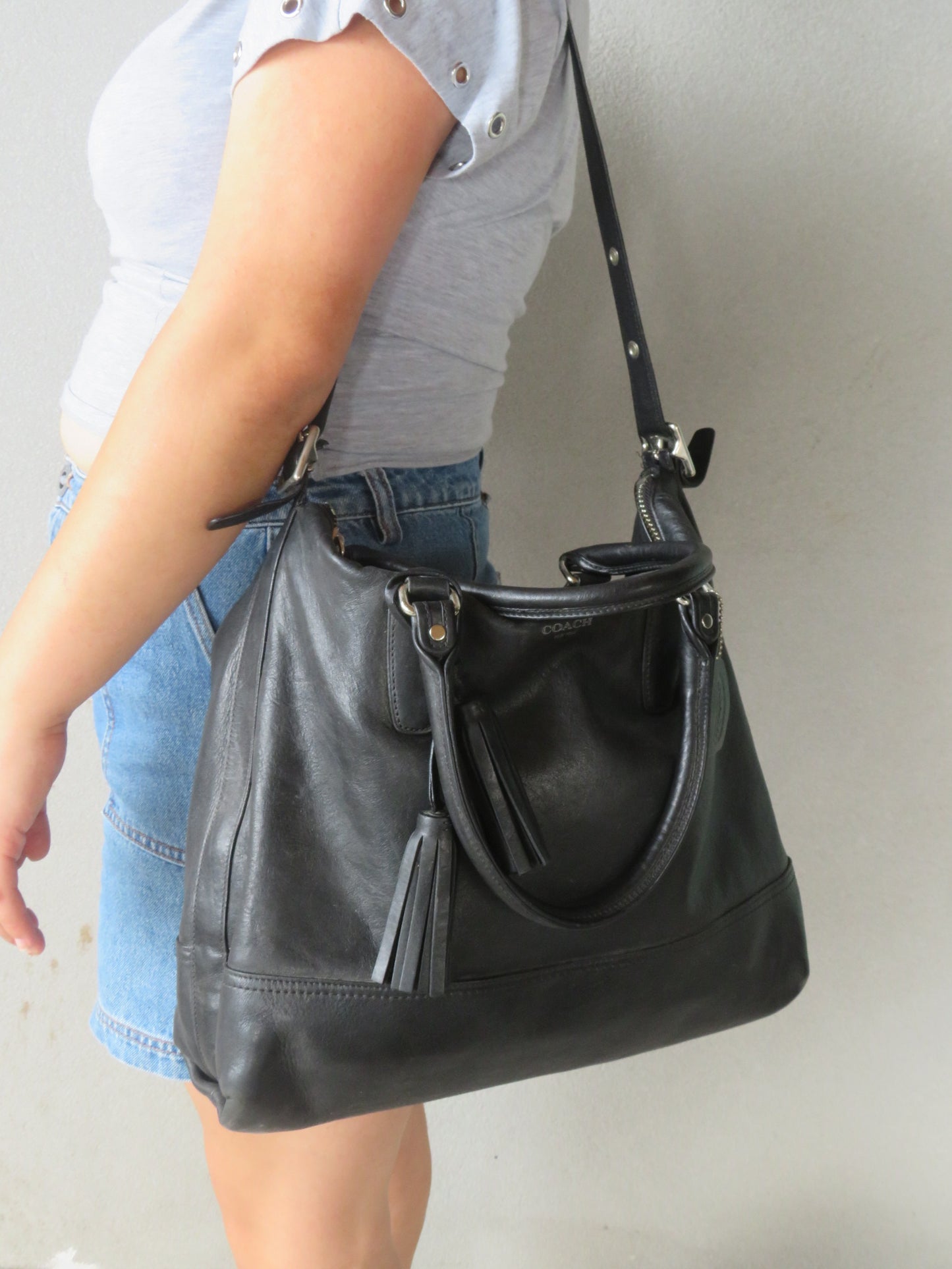 Coach Legacy Rory North South Satchel Bag