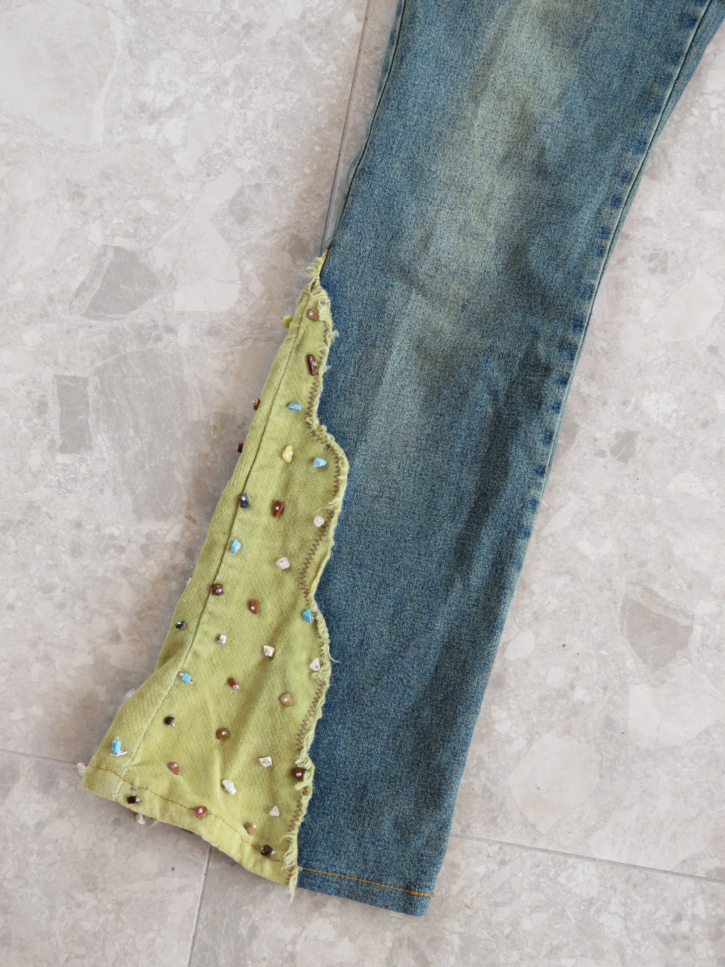 Embellished Denim Jeans