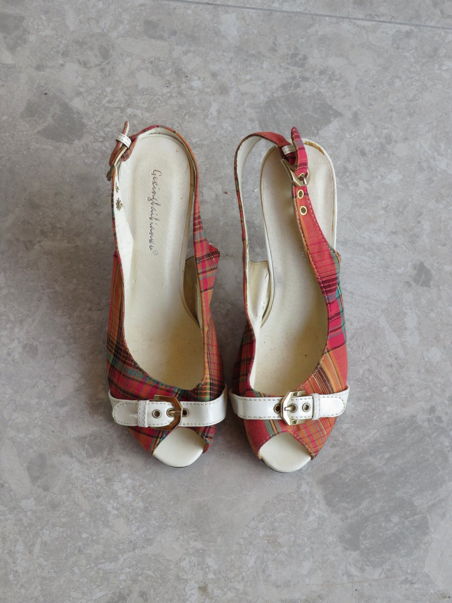 Vintage Tartan Heels