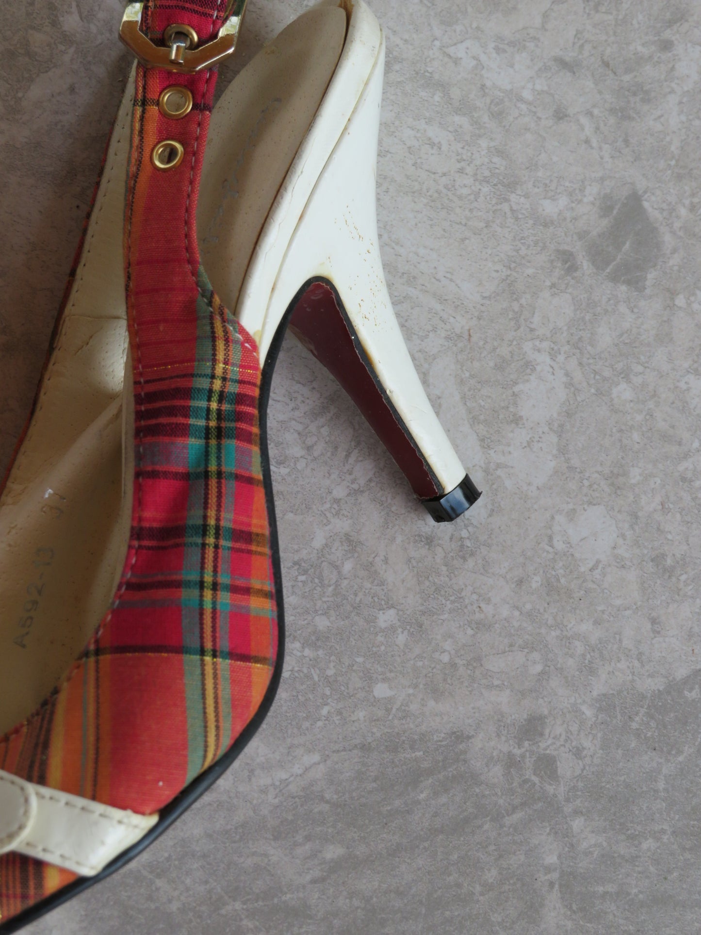 Vintage Tartan Heels