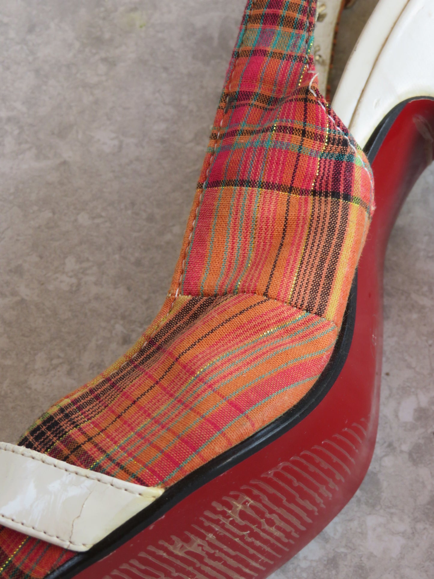 Vintage Tartan Heels