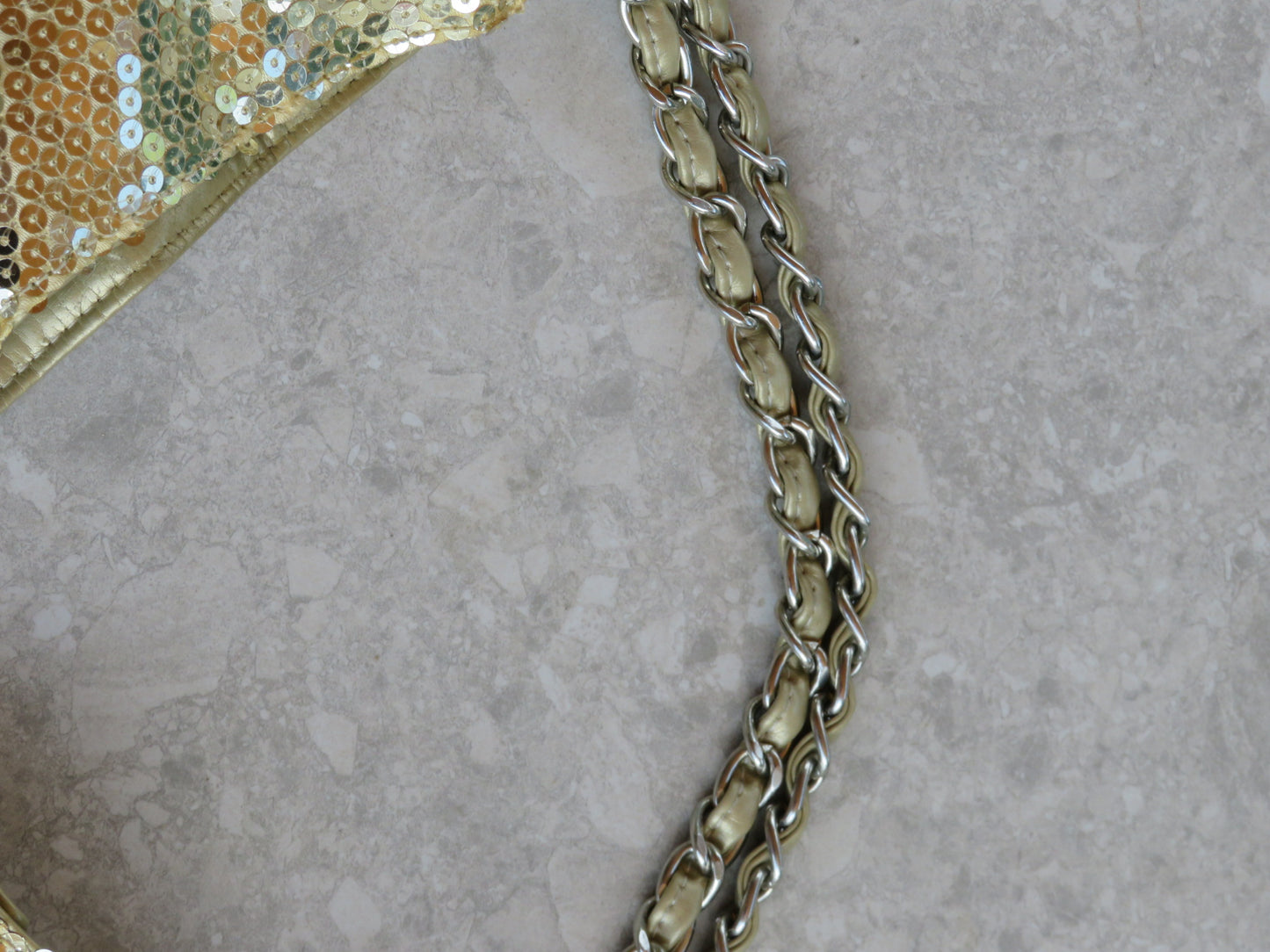 Gold Sequin Large Bag