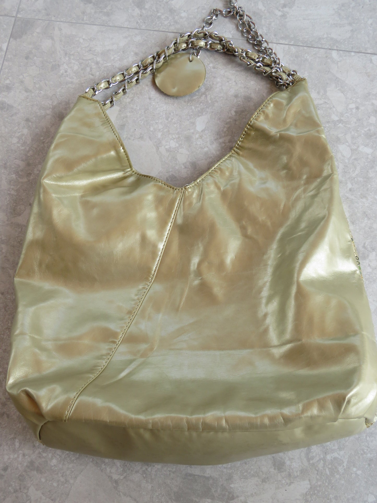 Gold Sequin Large Bag