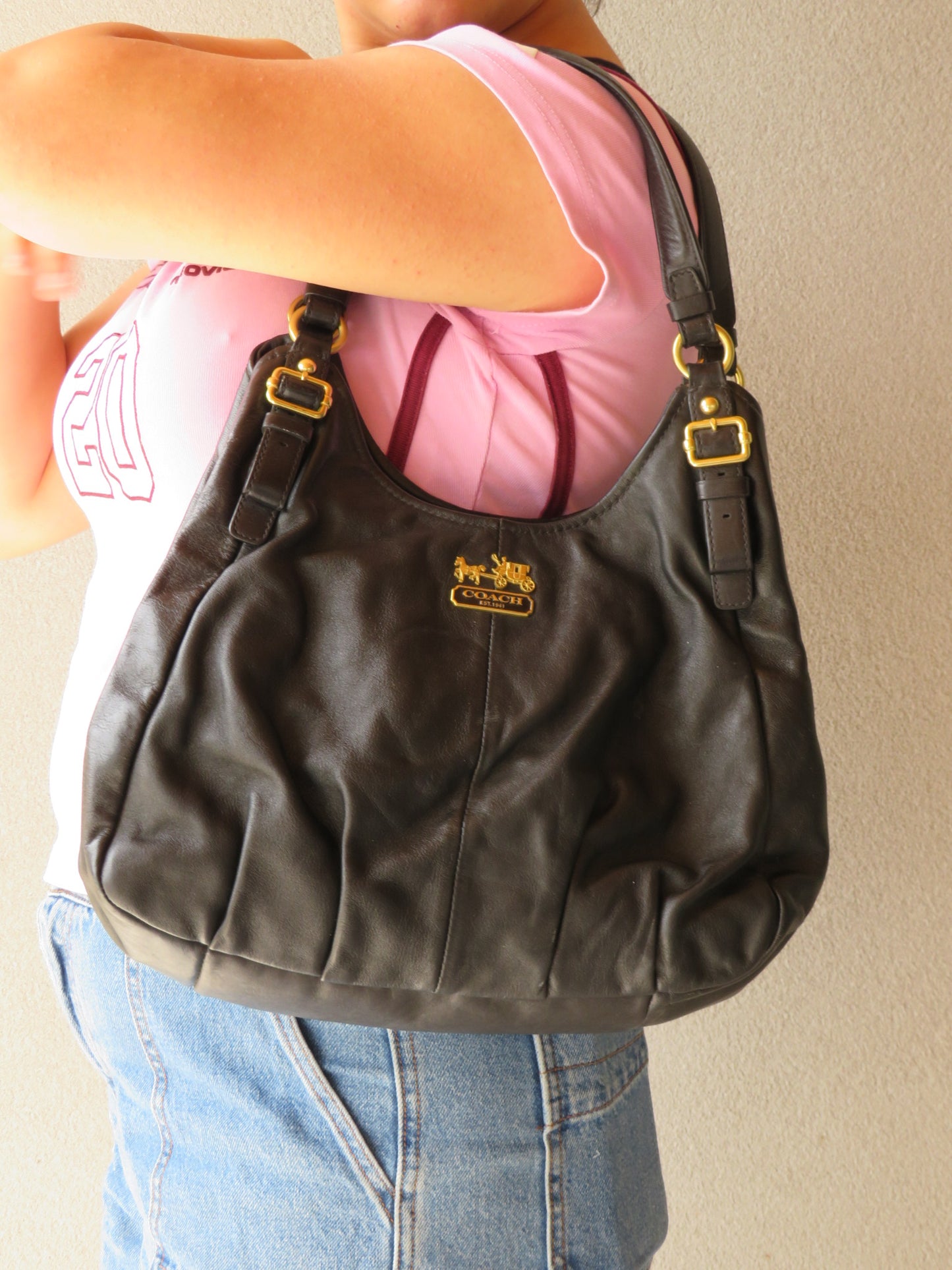 Coach Madison Maggie Hobo Bag