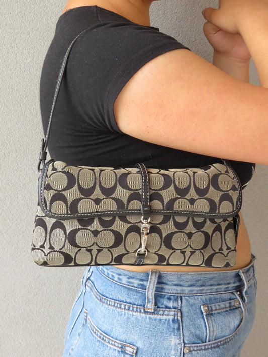 Vintage Monogram Coach Demi Bag