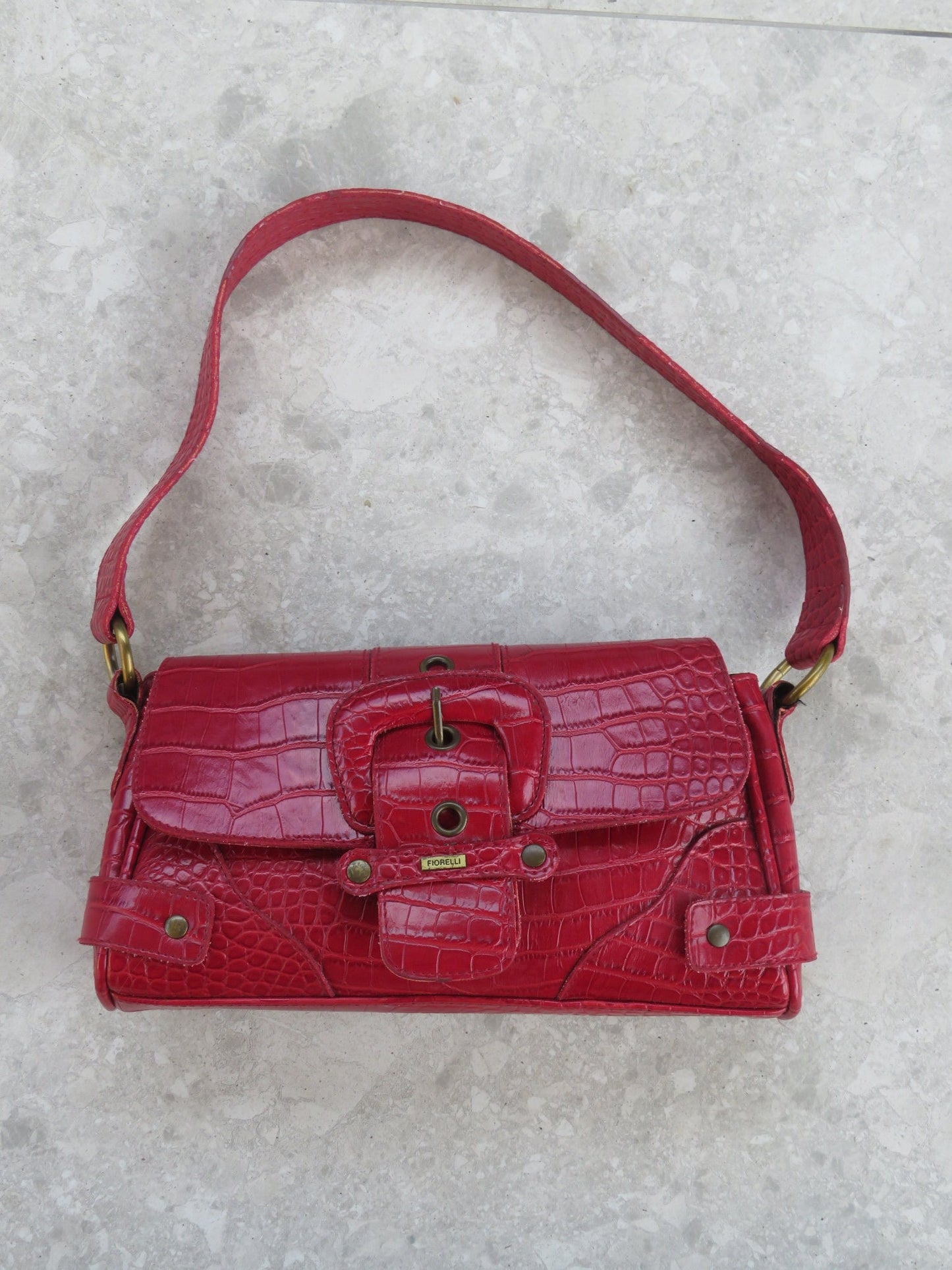 Red Croc Fiorelli Bag