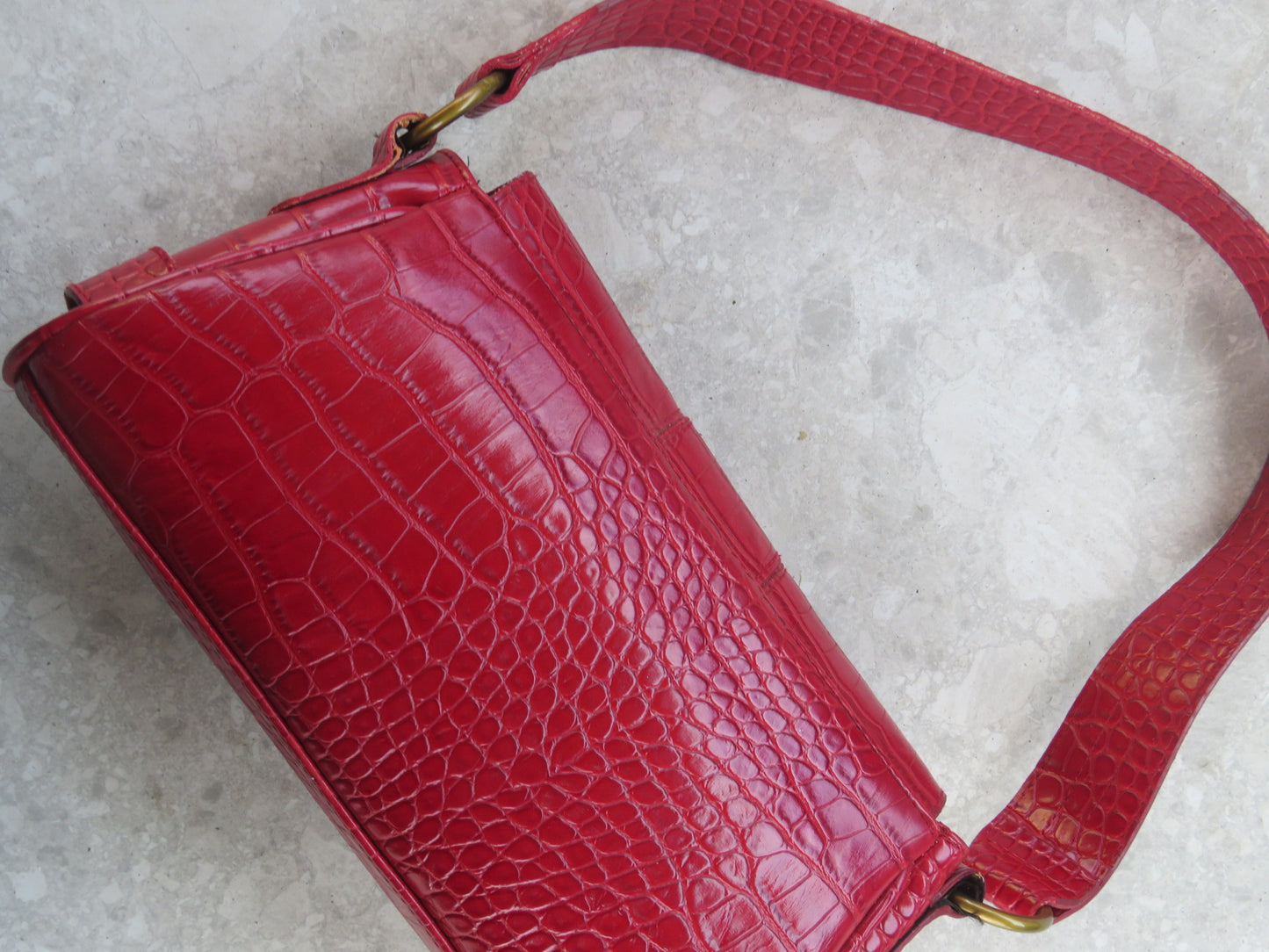 Red Croc Fiorelli Bag