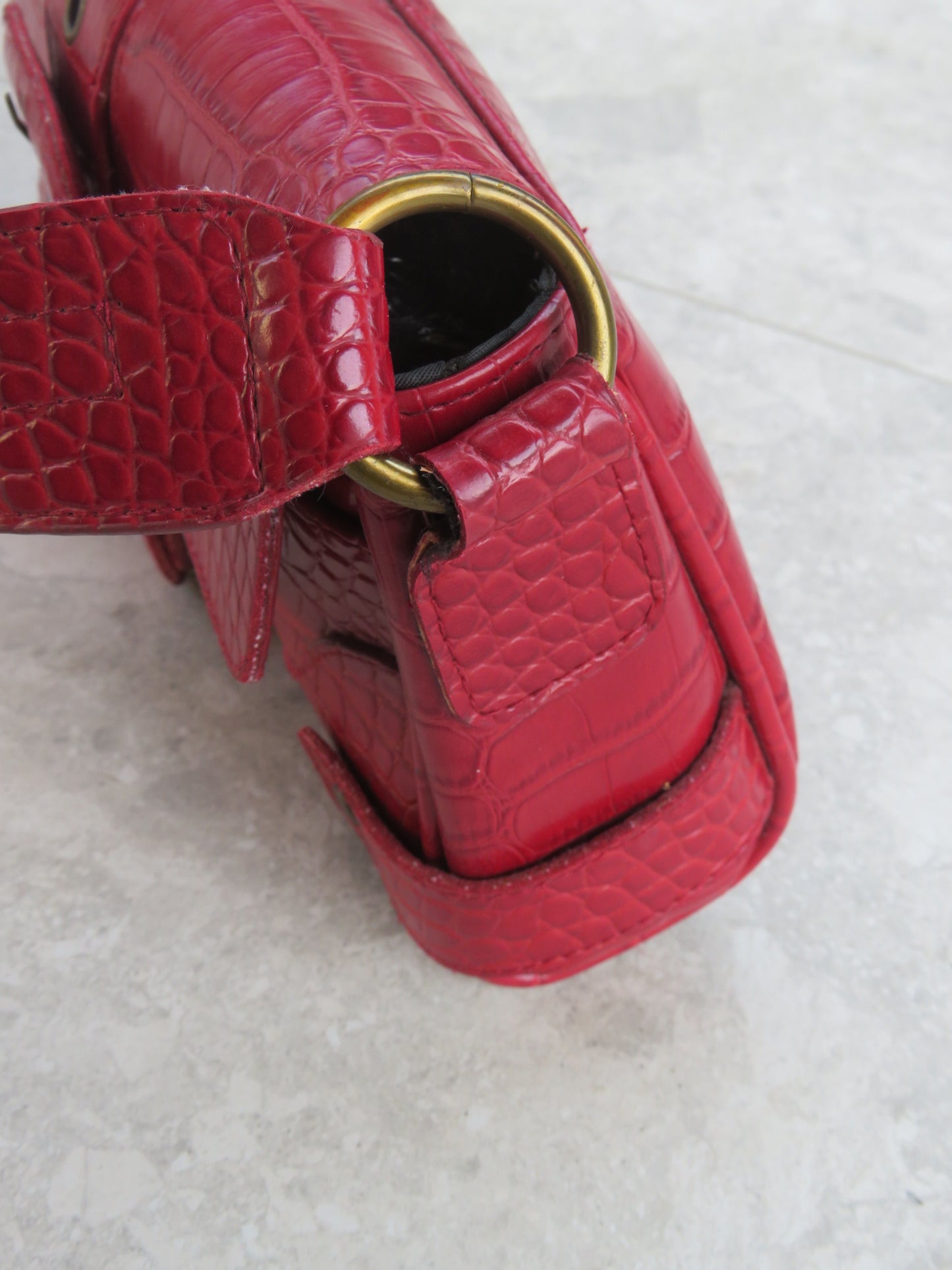 Red Croc Fiorelli Bag